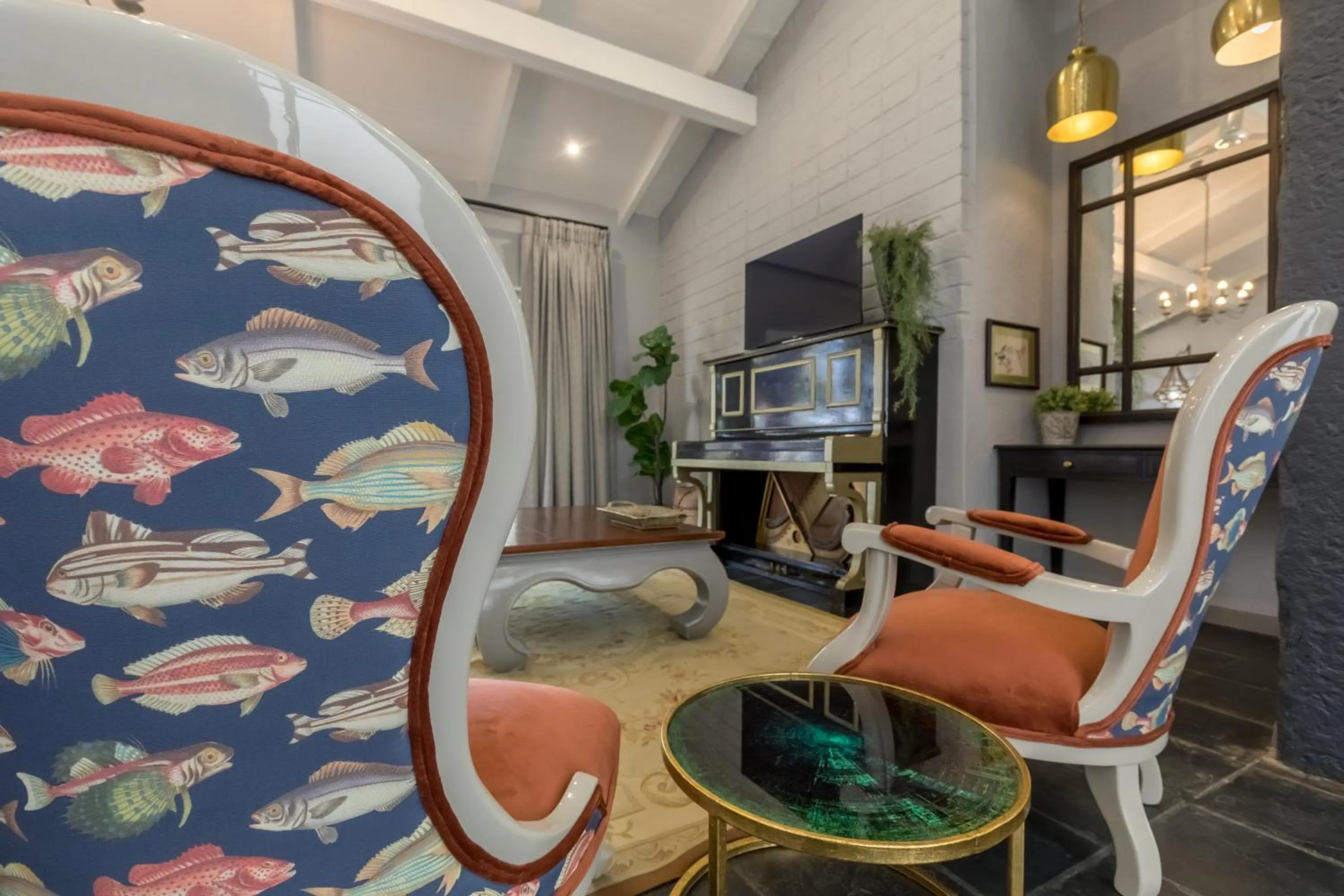 Living room in La Roca Guest House