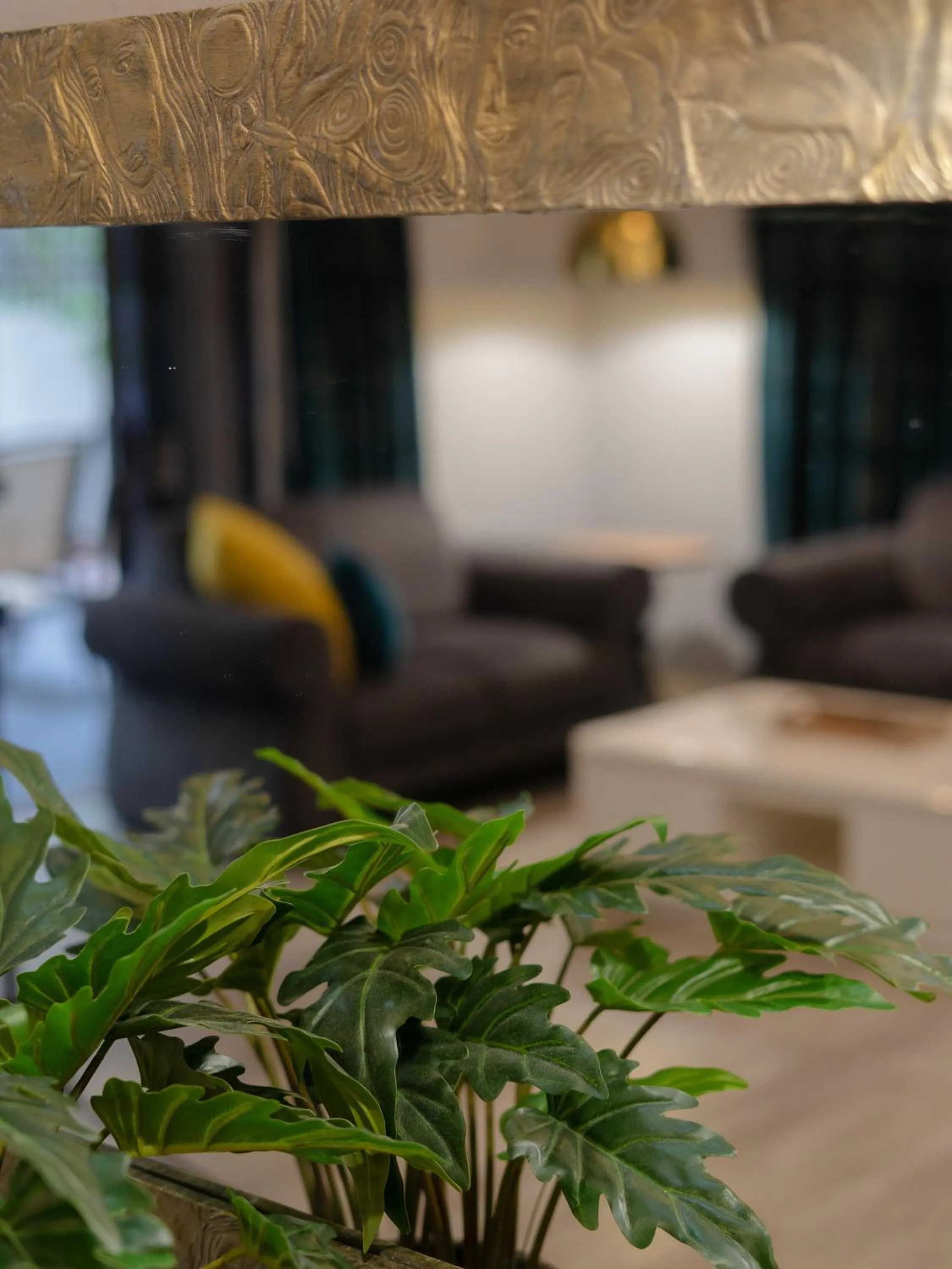 Decorative detail, Bed in La Roca Guest House