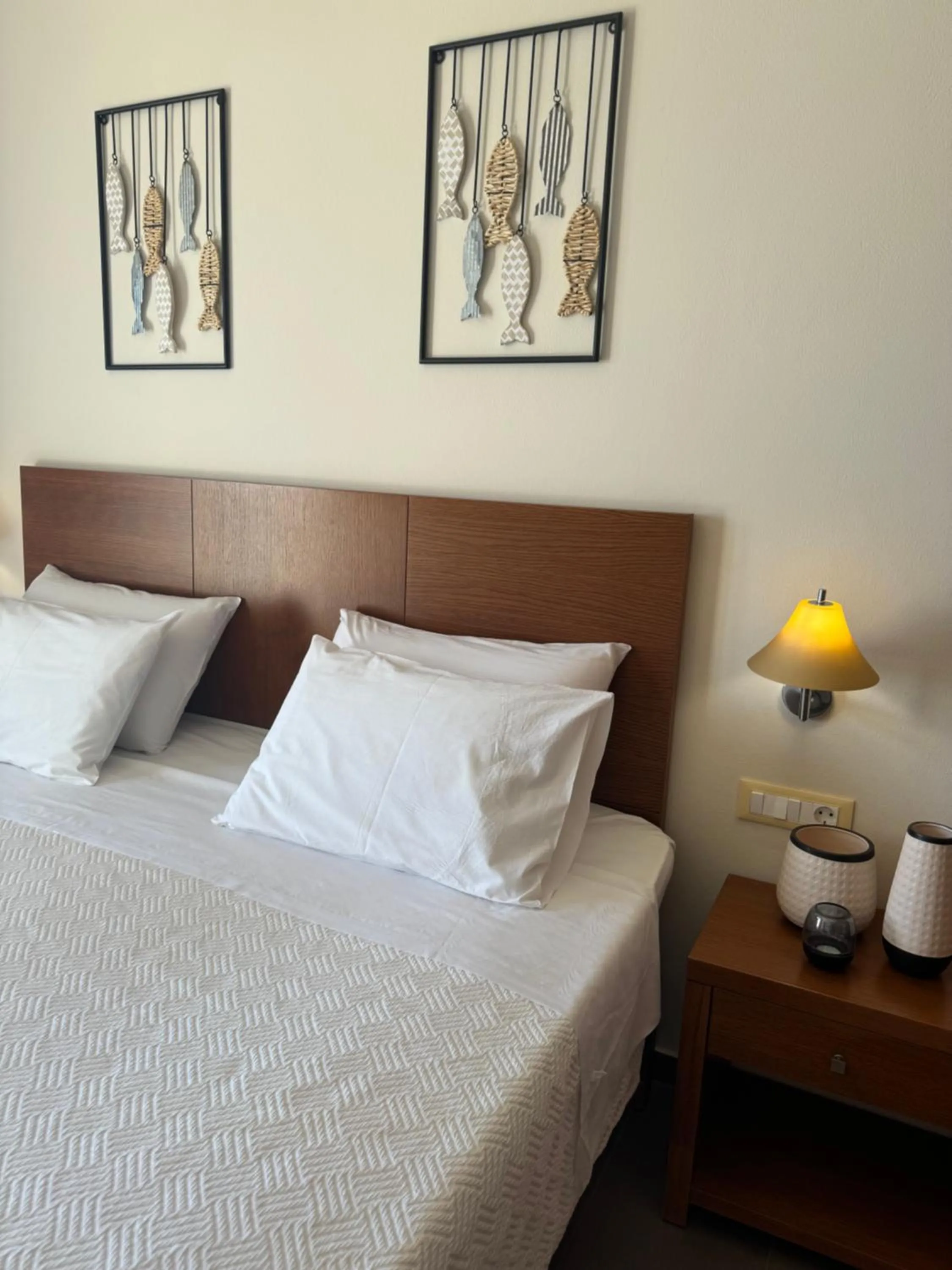 Bedroom, Bed in Elounda Olea Villas And Apartments