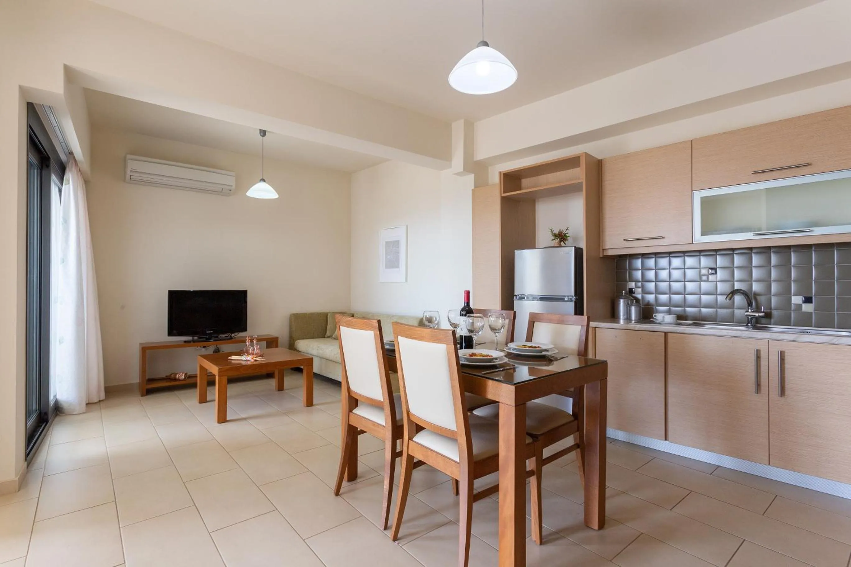 Living room in Elounda Olea Villas And Apartments
