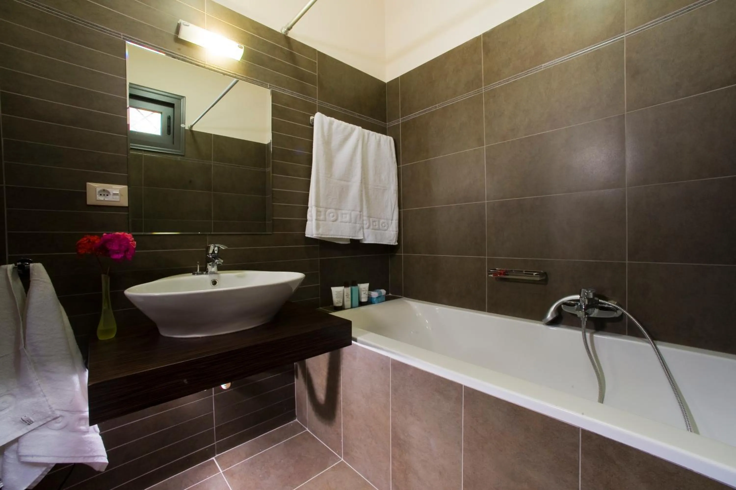 Bathroom in Elounda Olea Villas And Apartments