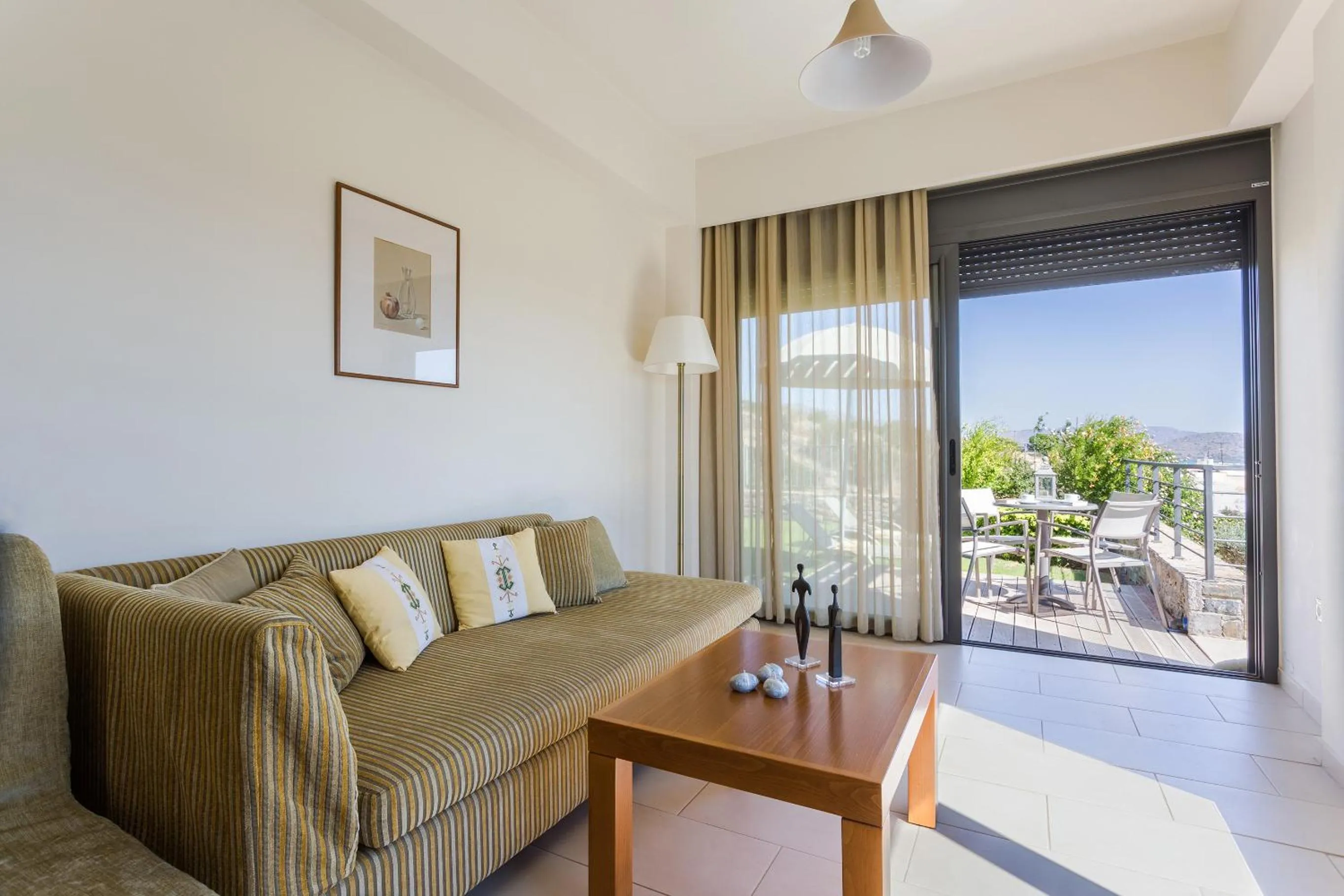 Living room in Elounda Olea Villas And Apartments
