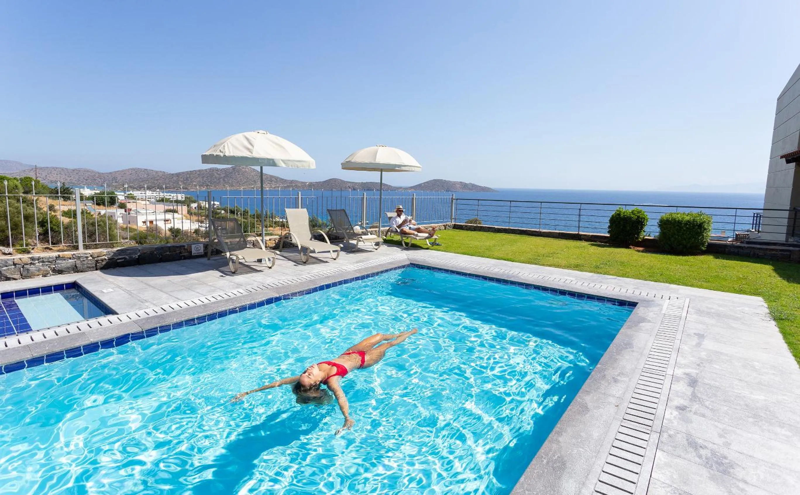 Swimming pool in Elounda Olea Villas And Apartments