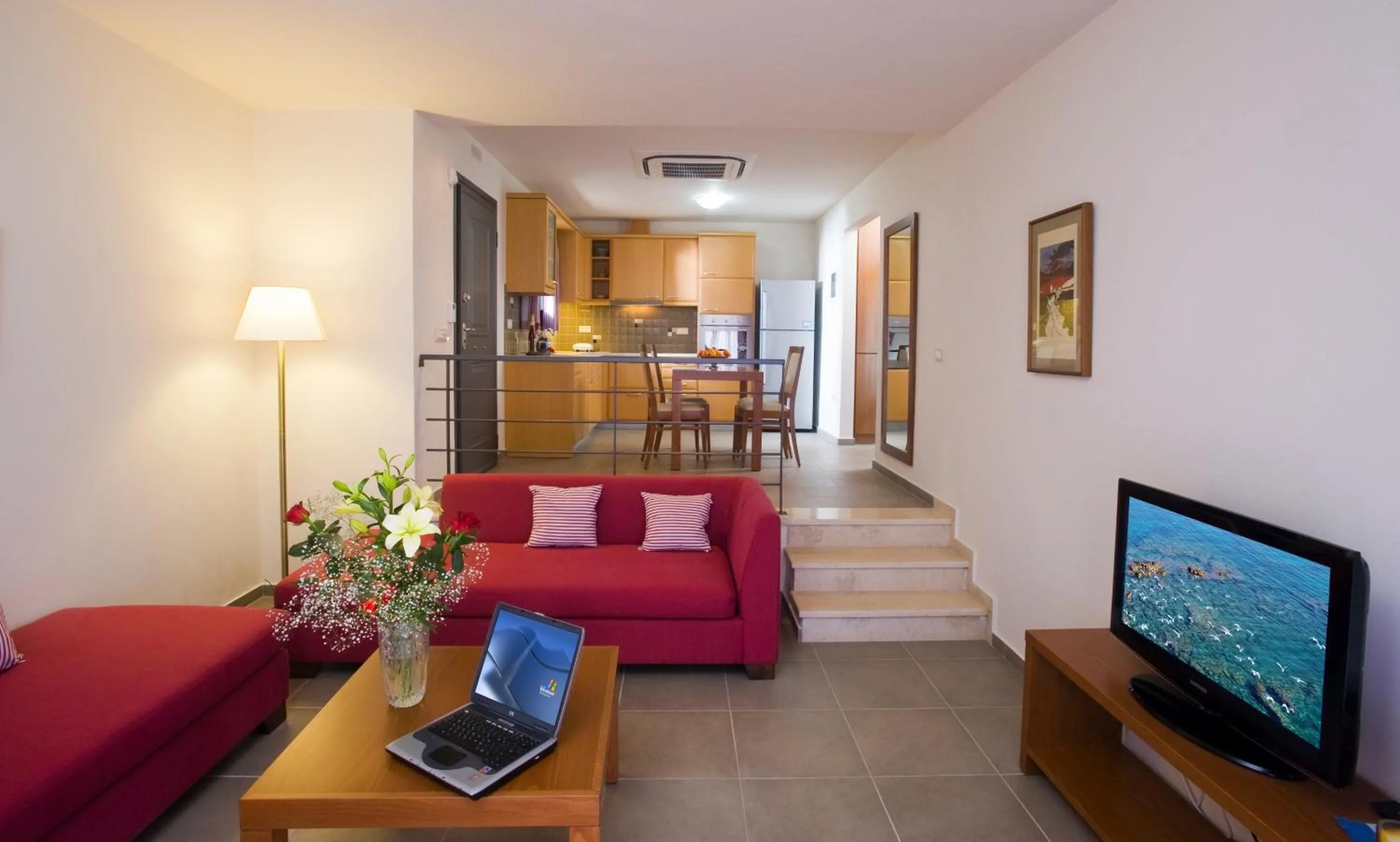 Living room in Elounda Olea Villas And Apartments