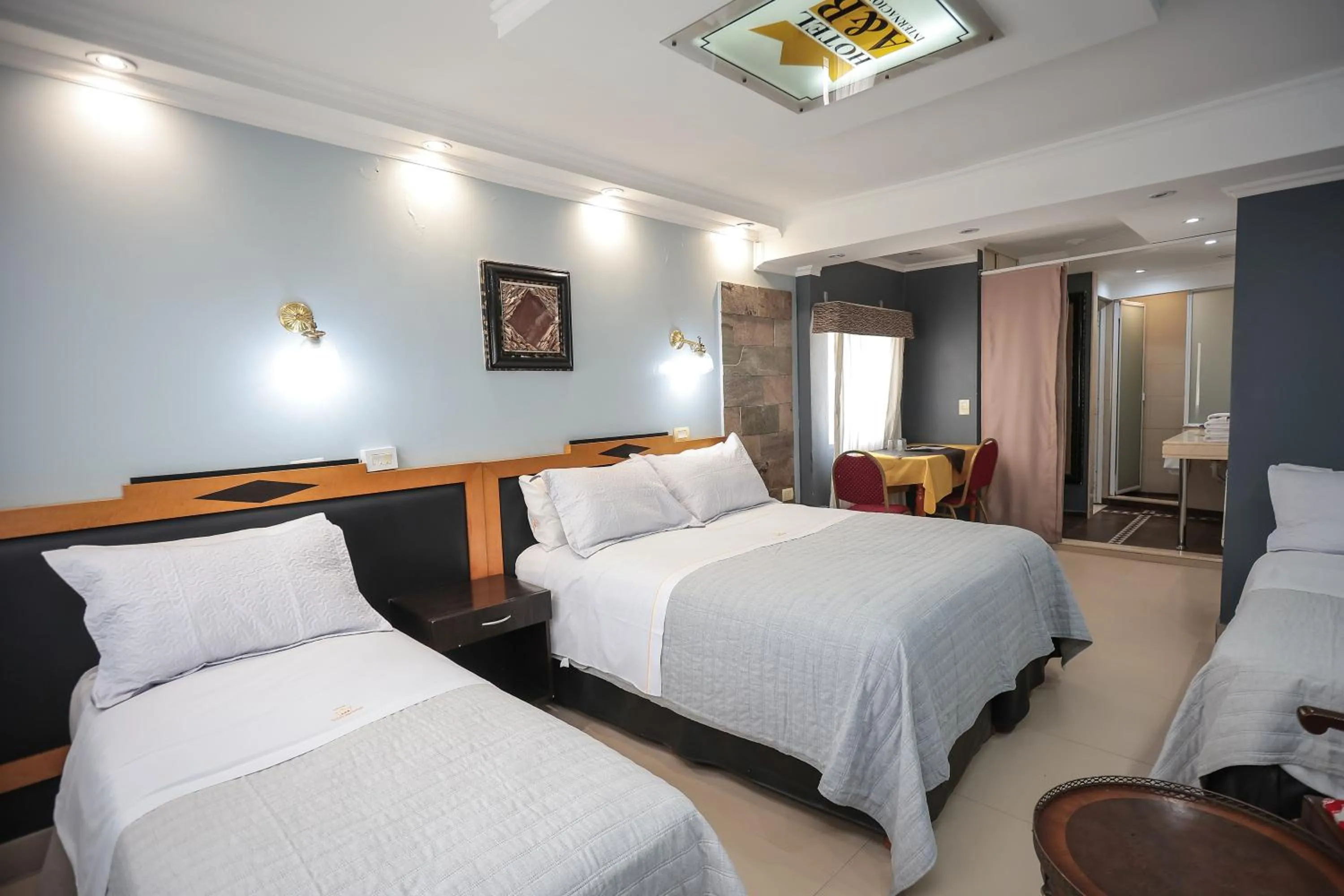 Bed in Hotel A&B Internacional