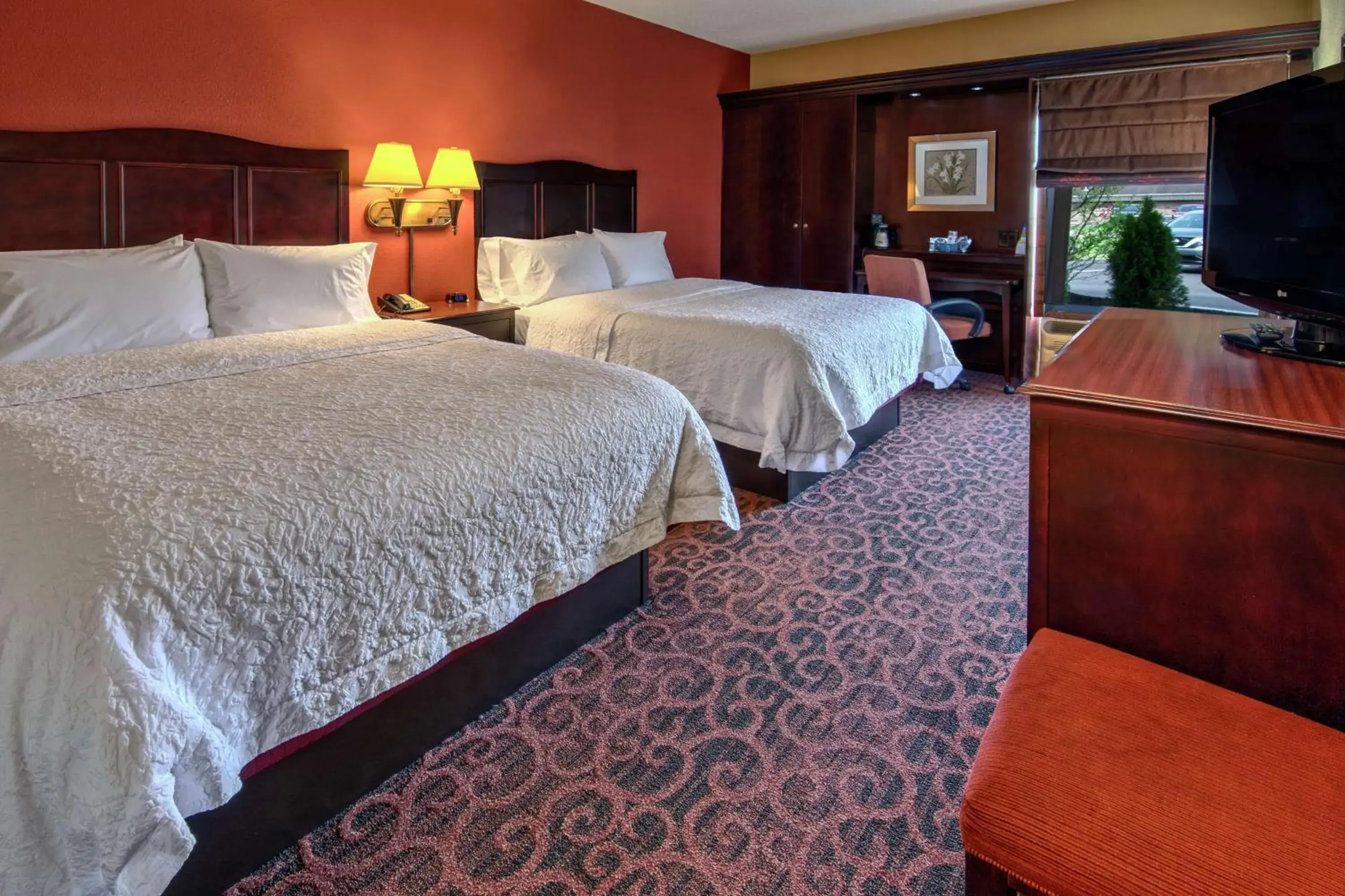 Bed in Hampton Inn Ashland Bed in Hampton Inn Ashland