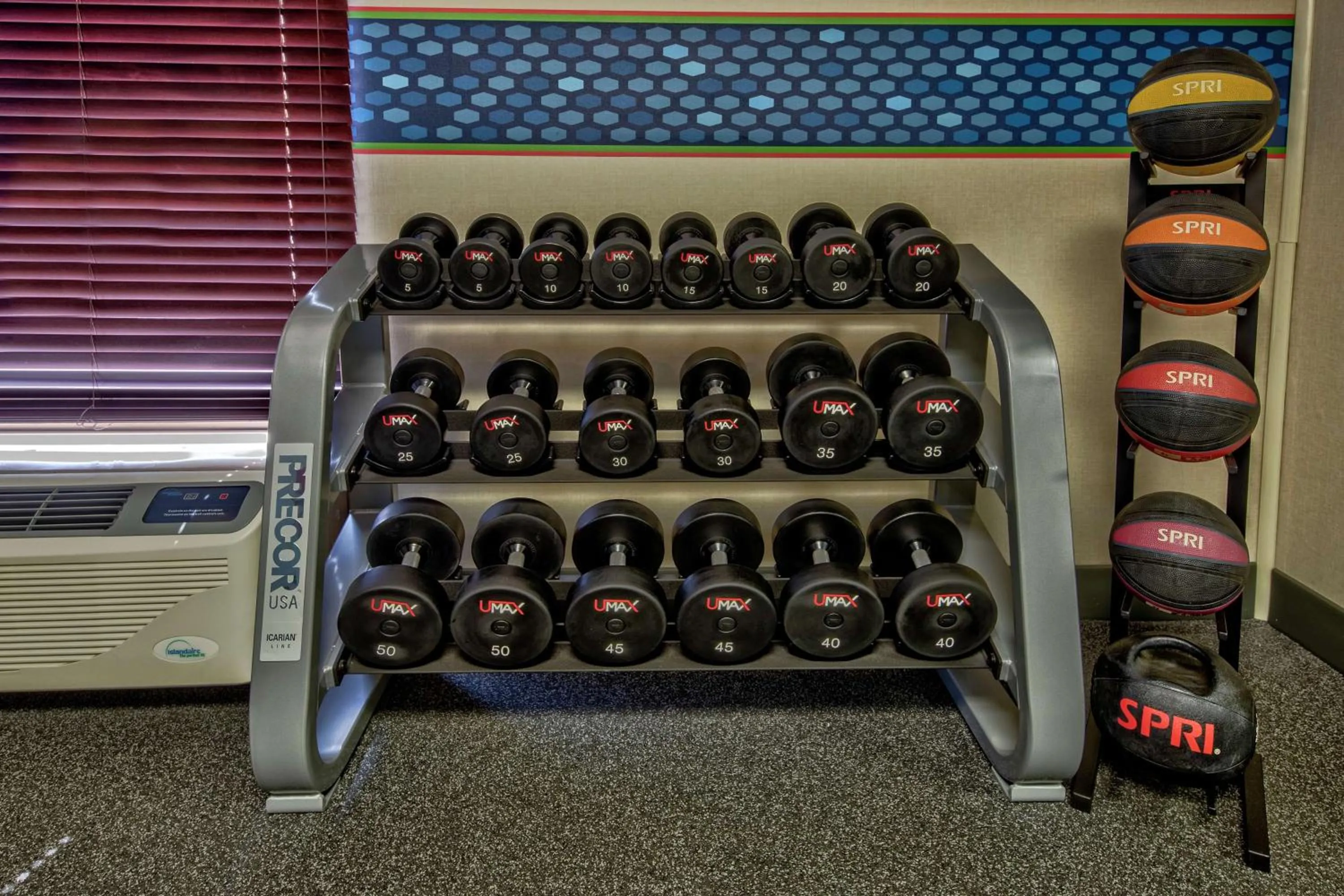 Fitness centre/facilities in Hampton Inn Ashland