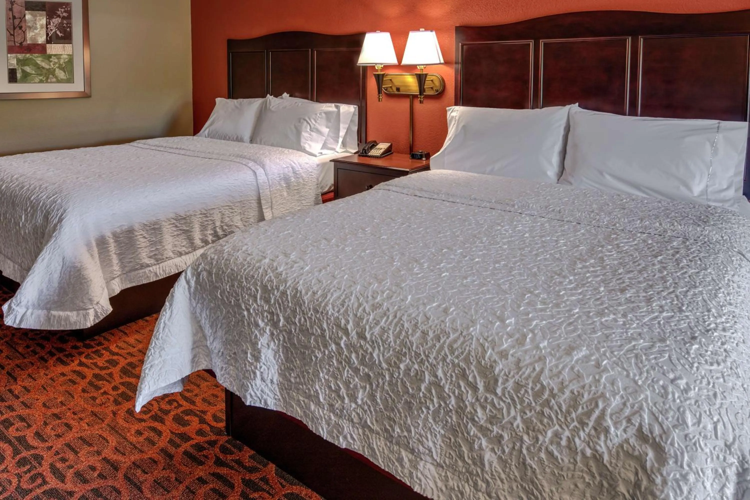 Bed in Hampton Inn Ashland