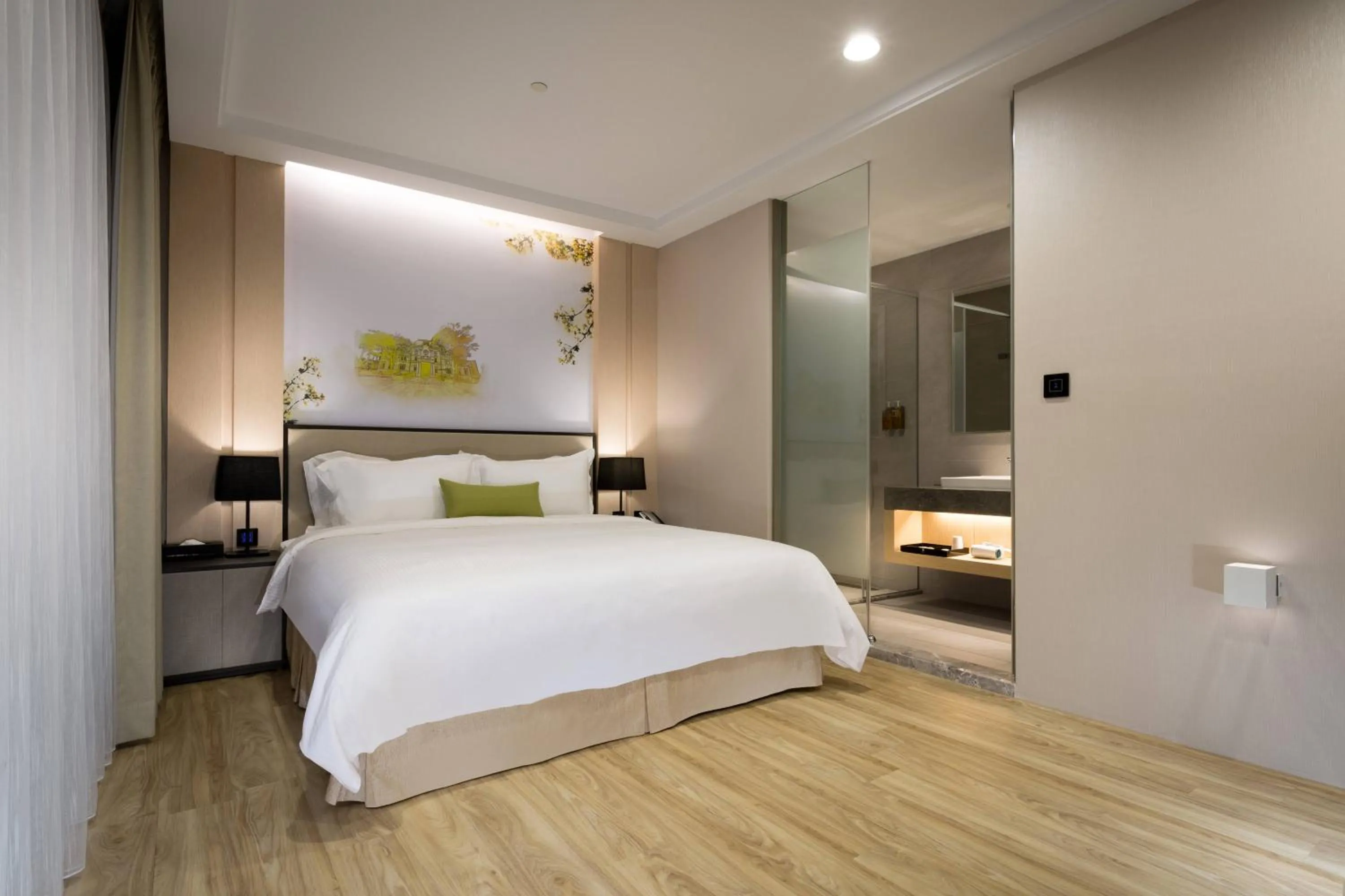 Bed in 台南星鑽國際商旅 Hua Hotel