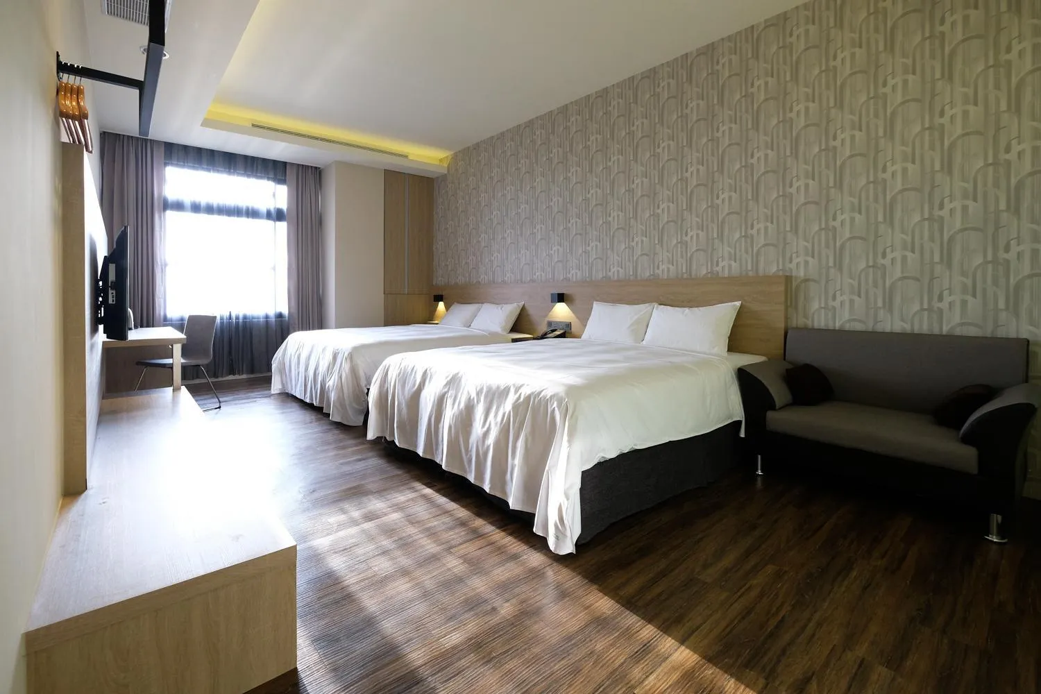 Bed in Yu Chun Hotel