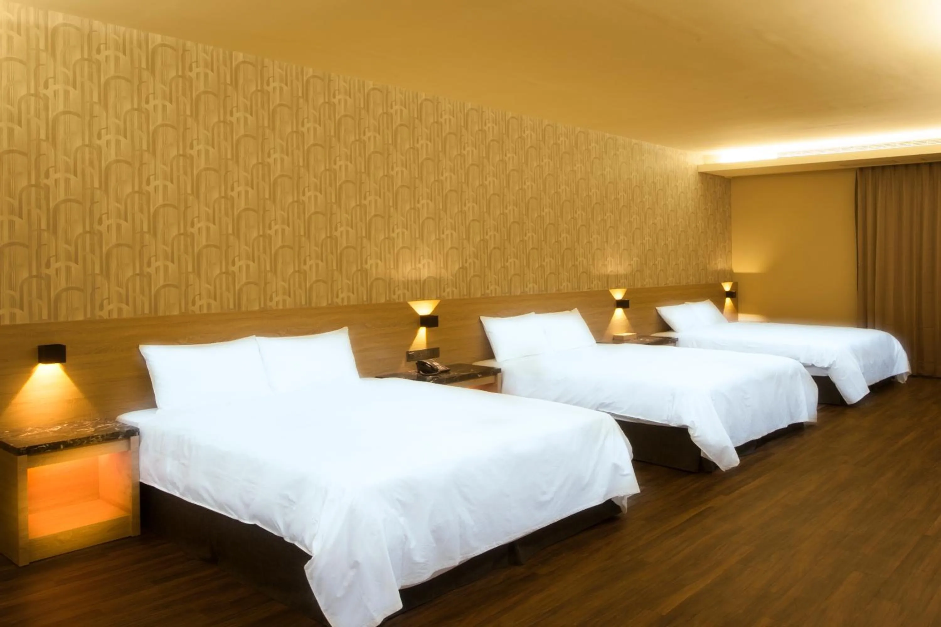 Bed in Yu Chun Hotel