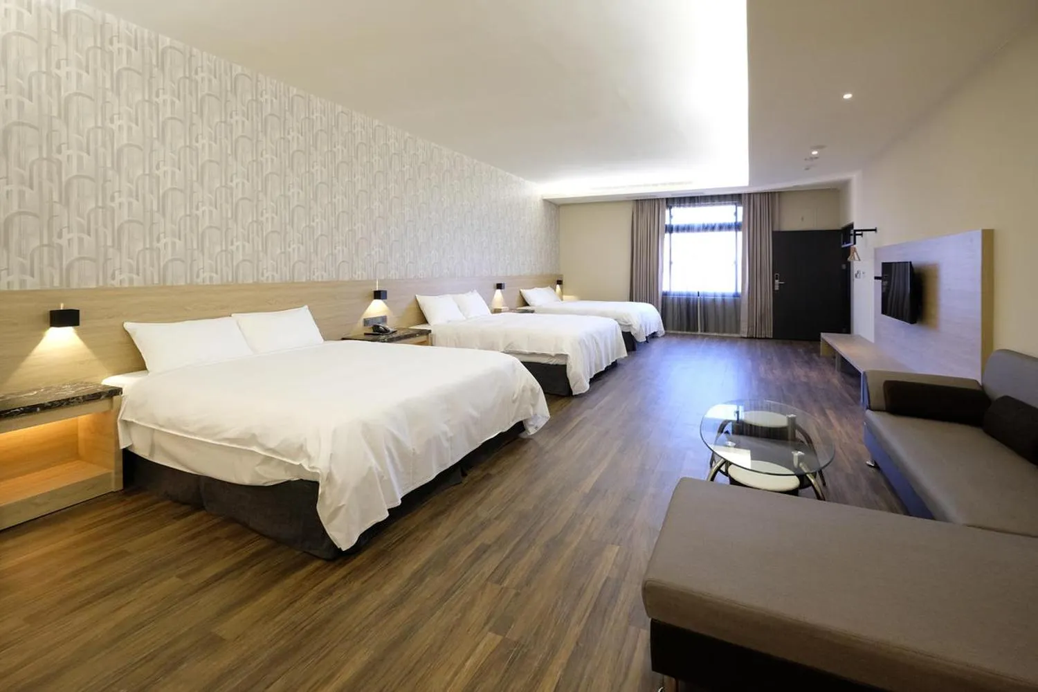 Bed in Yu Chun Hotel