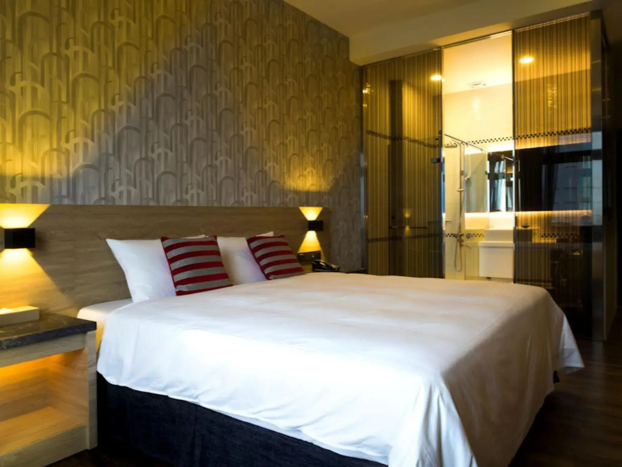 Bed in Yu Chun Hotel Bed in Yu Chun Hotel