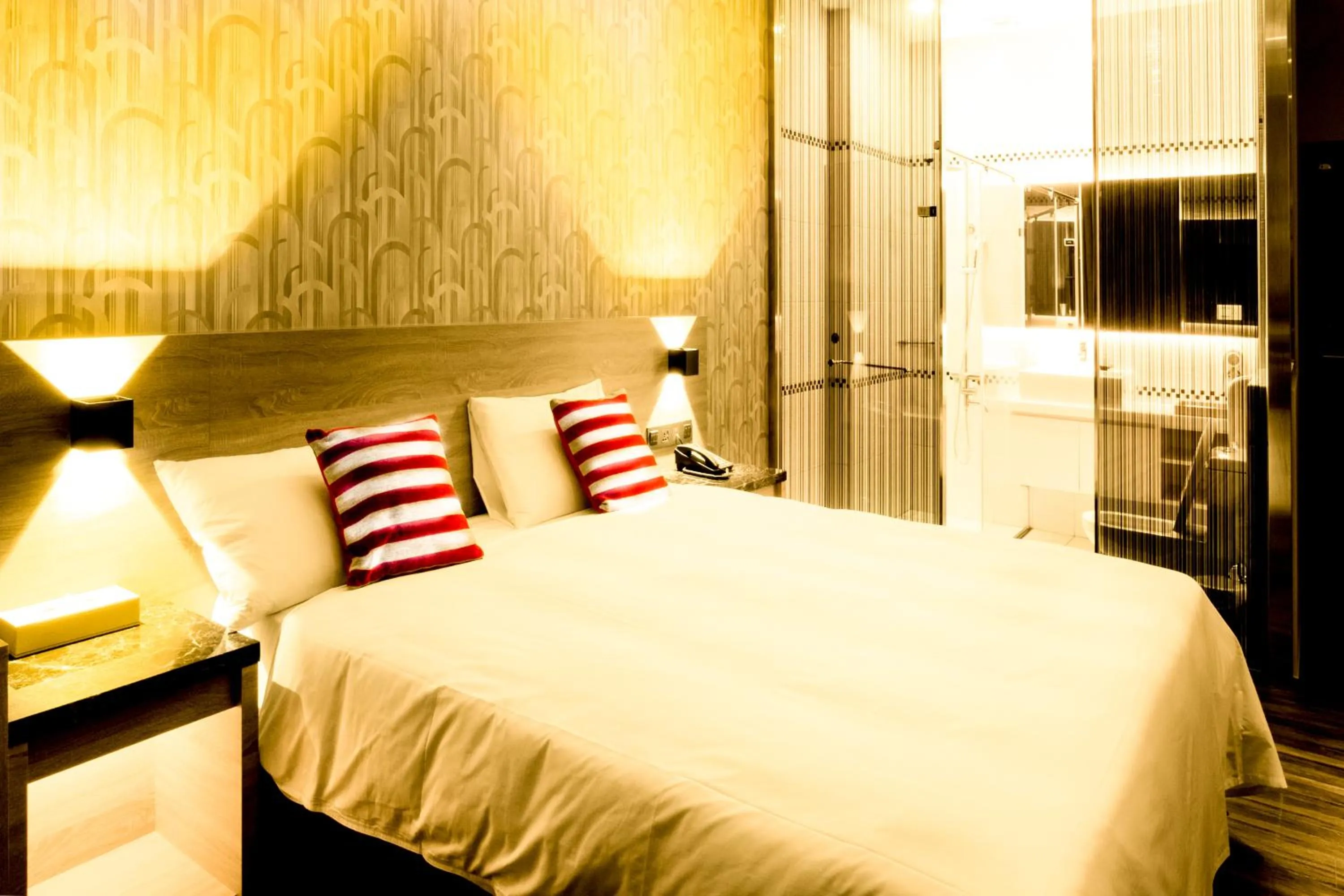 Bed in Yu Chun Hotel