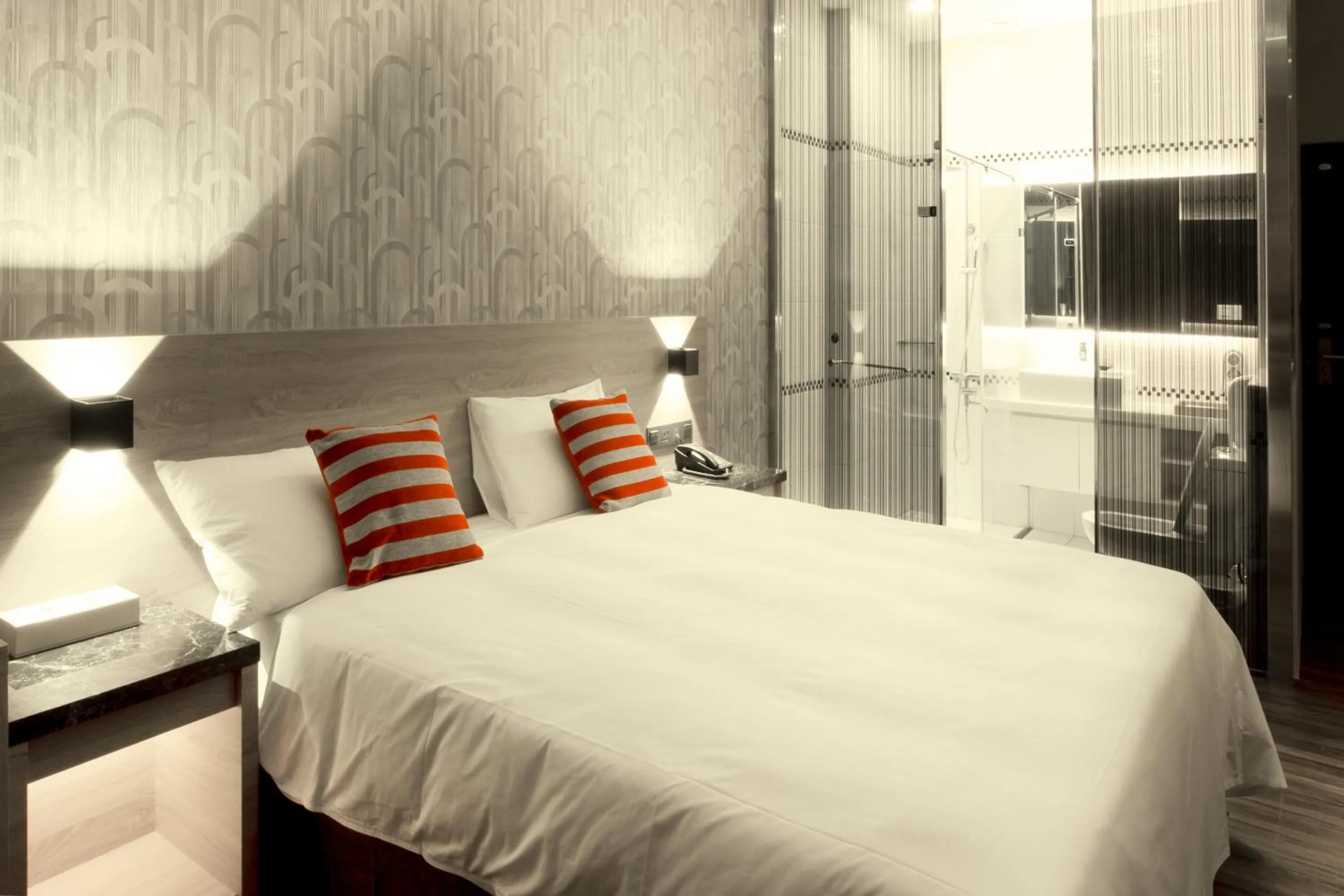 Bed in Yu Chun Hotel