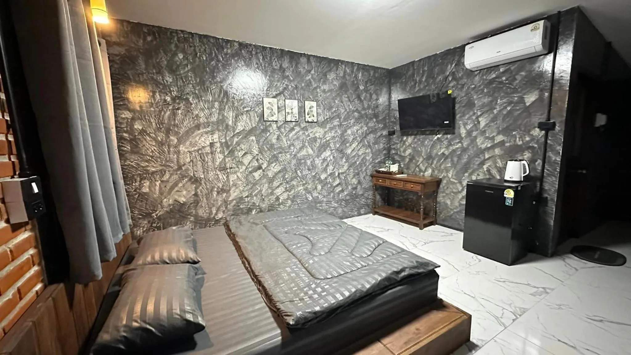 Bed in บ้านภทรพรรณ ขุนยวม แม่ฮ่องสอน PATARAPHAN HOUSE, Khunyuam, Maehongson, Thailand