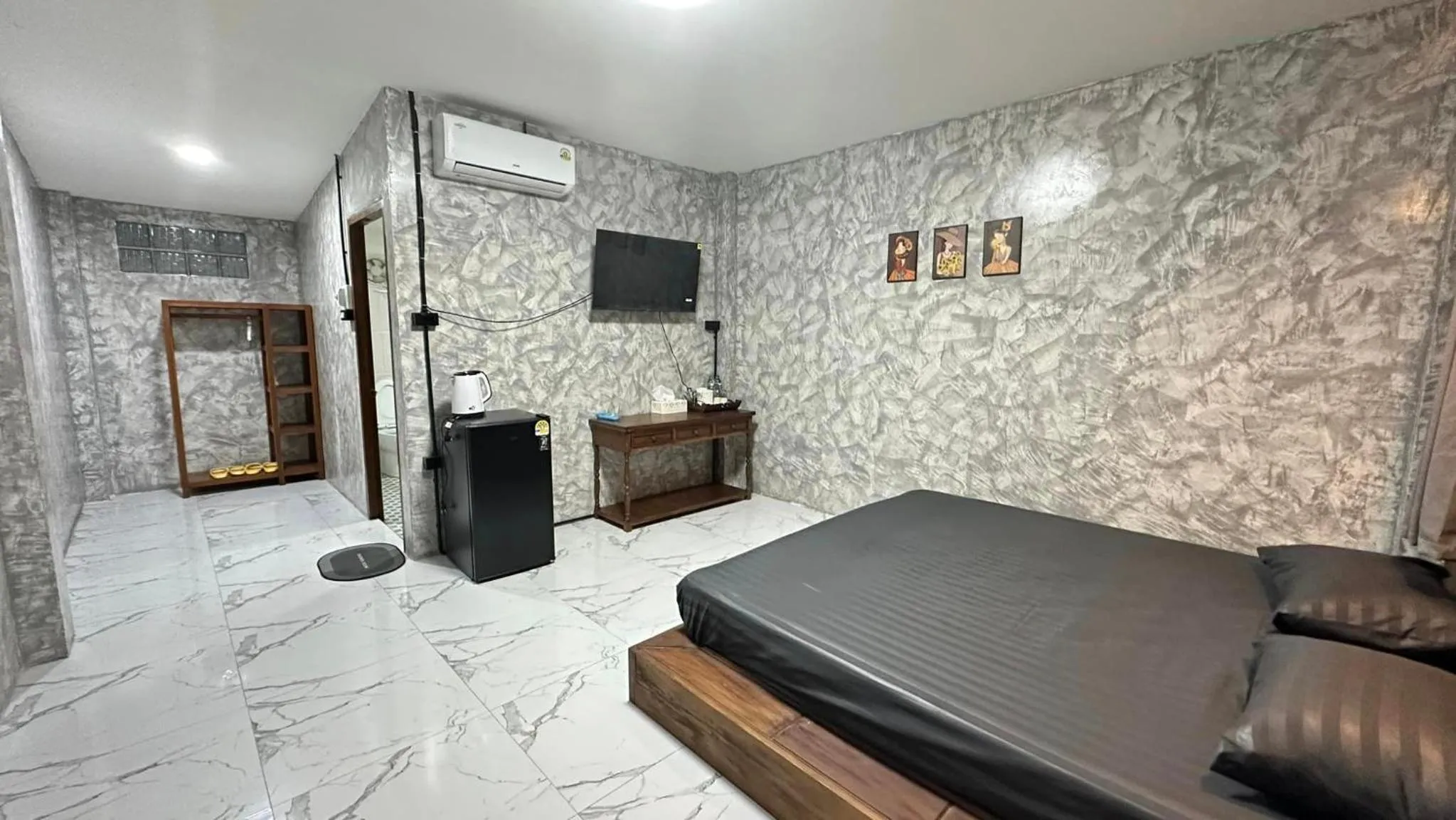 Bed in บ้านภทรพรรณ ขุนยวม แม่ฮ่องสอน PATARAPHAN HOUSE, Khunyuam, Maehongson, Thailand