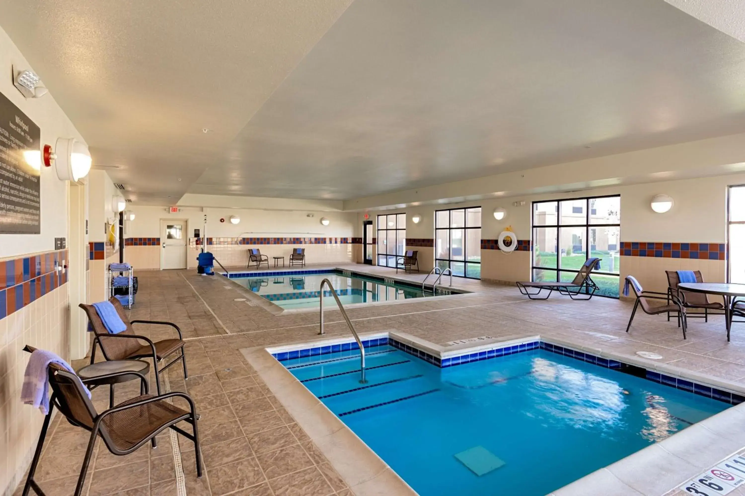 Pool view in Hampton Inn Rawlins Pool view in Hampton Inn Rawlins