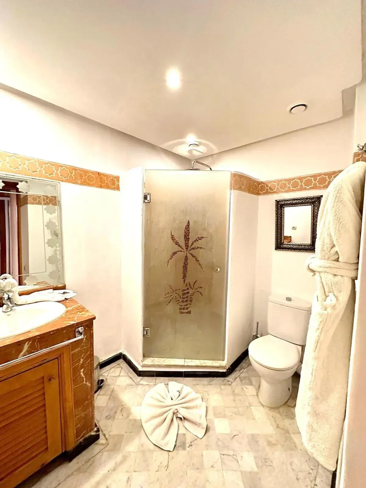 Toilet, Bathroom in Hotel Les Trois Palmiers