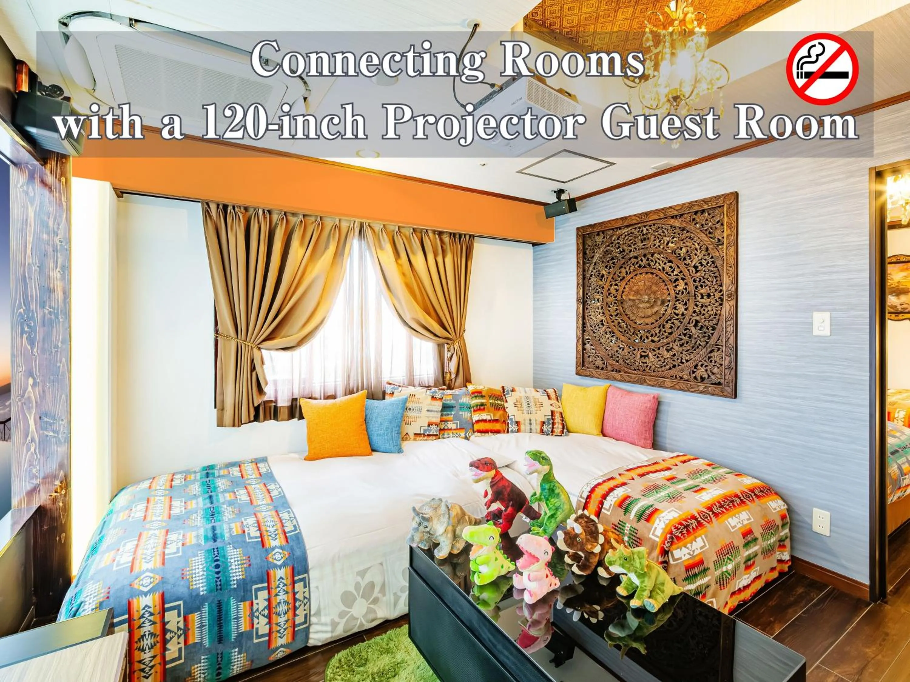 Bed in Hotel BaliAn Resort Kawasaki