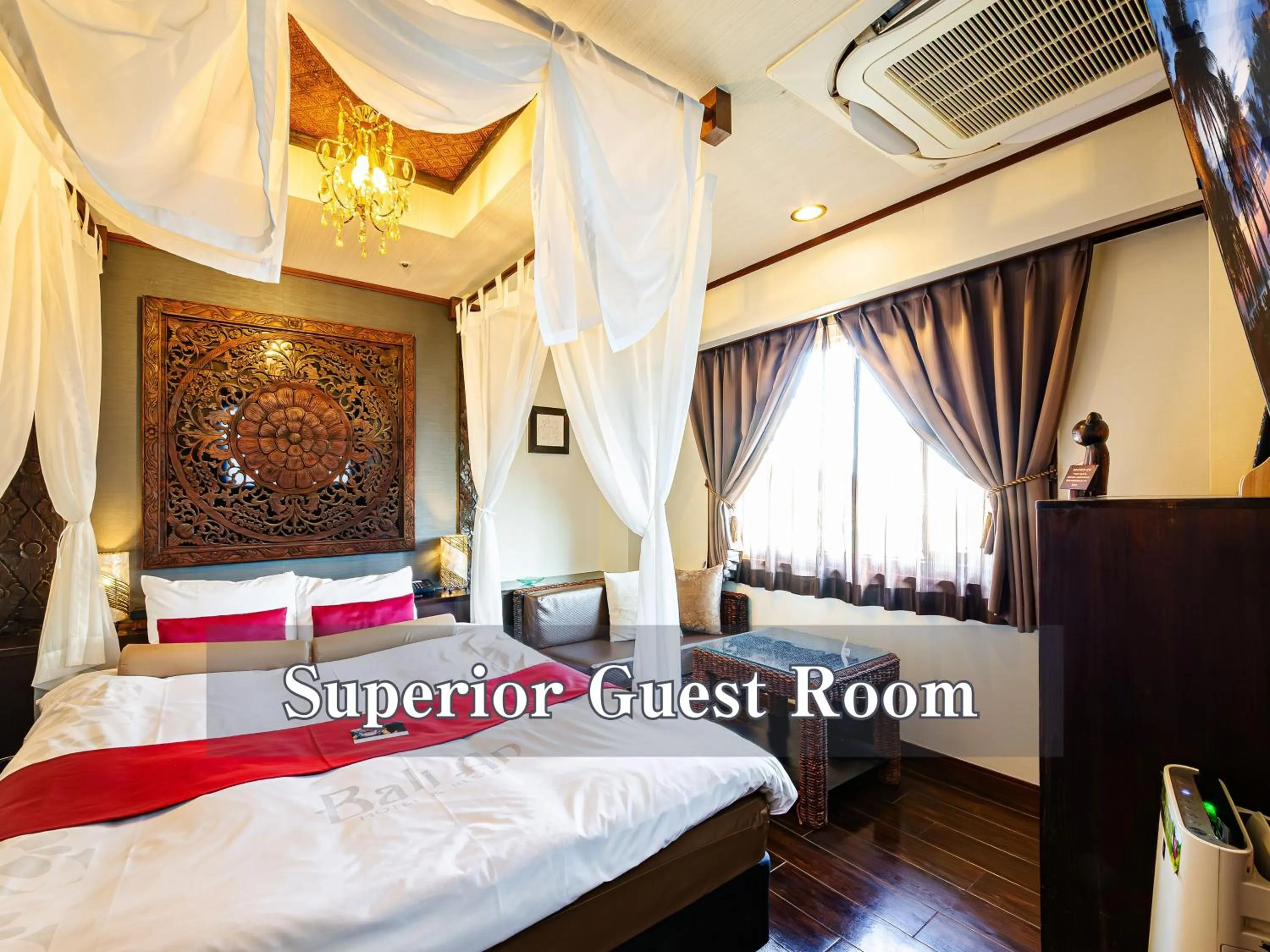 Bedroom, Bed in Hotel BaliAn Resort Kawasaki