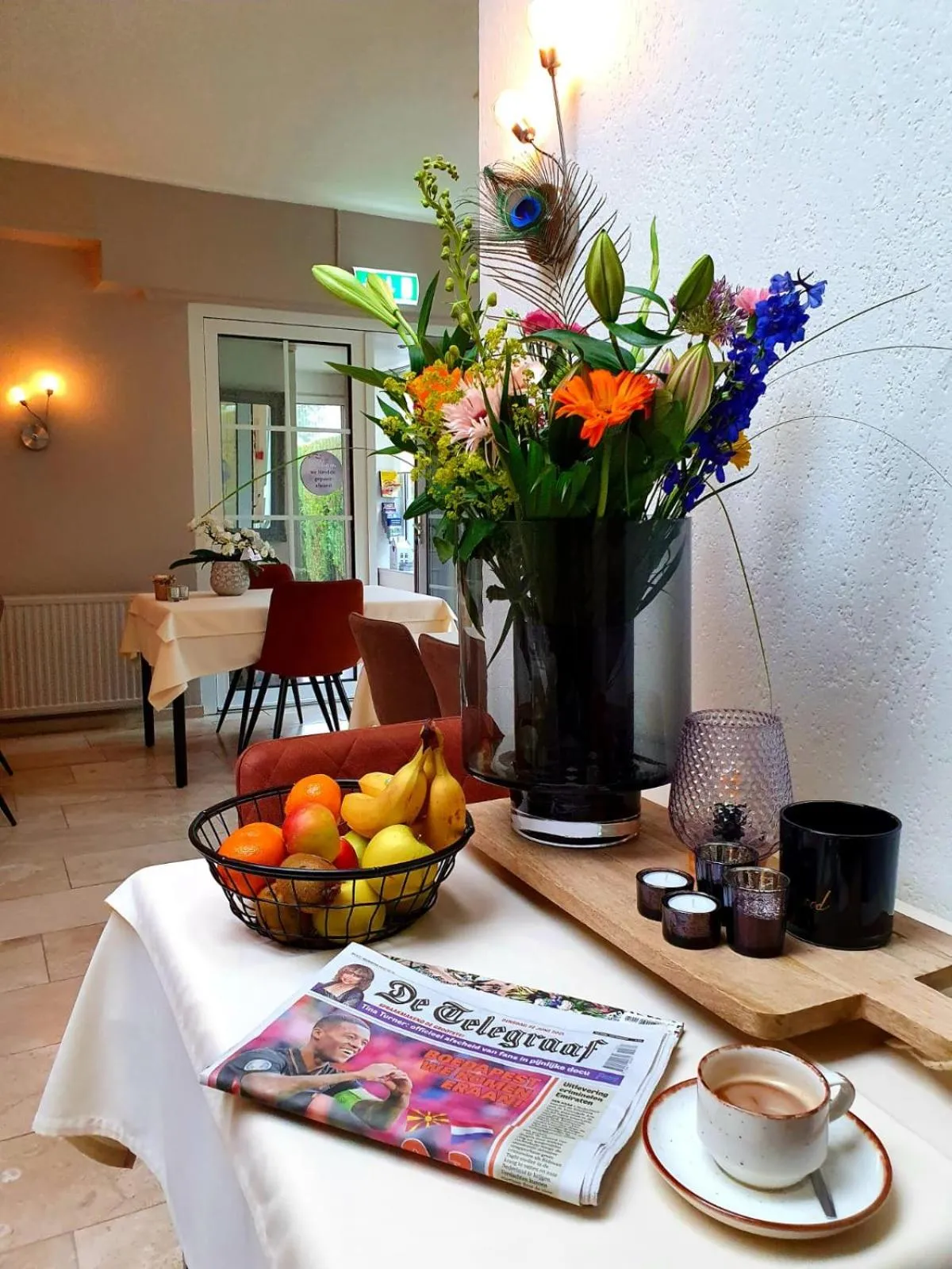 Decorative detail in Hotel Pension Oranje
