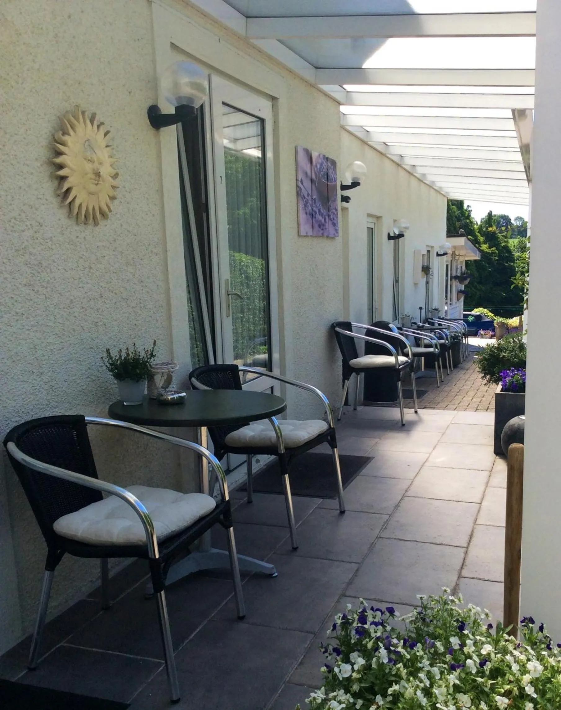 Garden in Hotel Pension Oranje