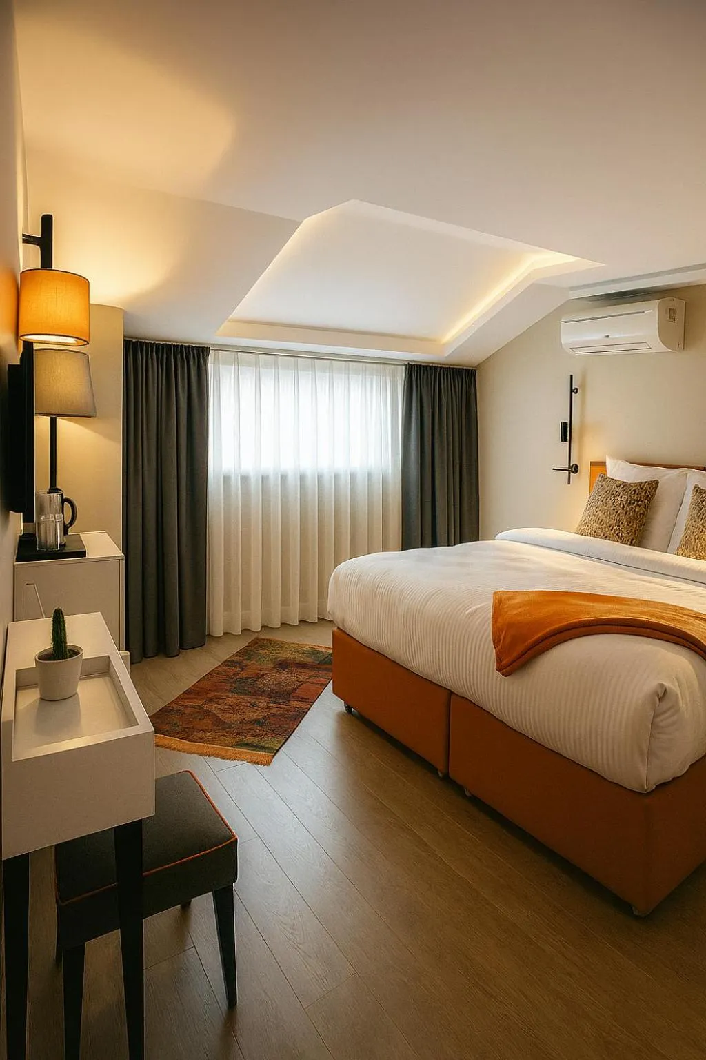 Bed in Sparkle Hotel