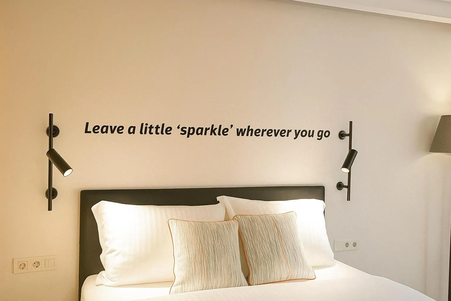 Bed in Sparkle Hotel