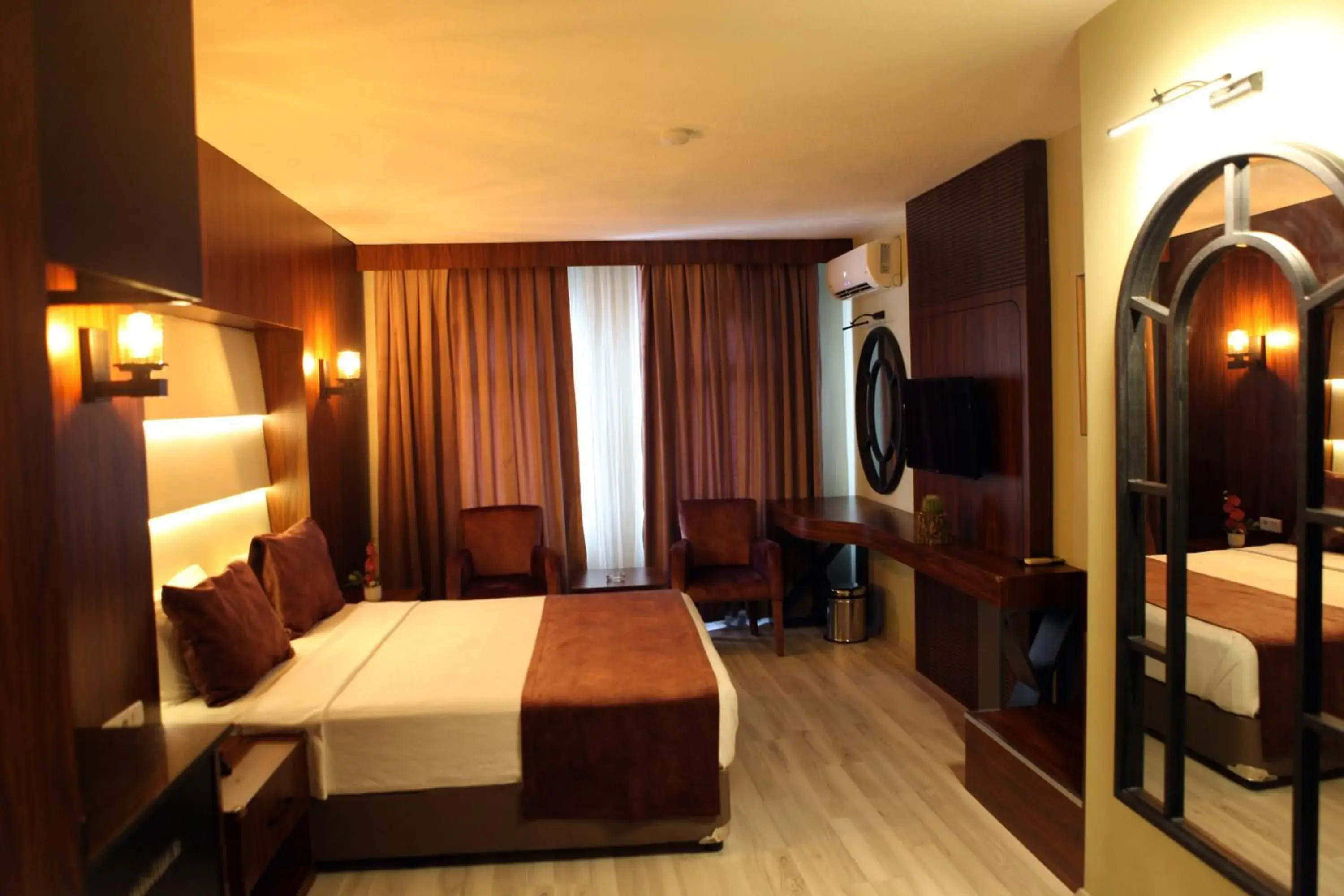 Bed in Aktas Hotel