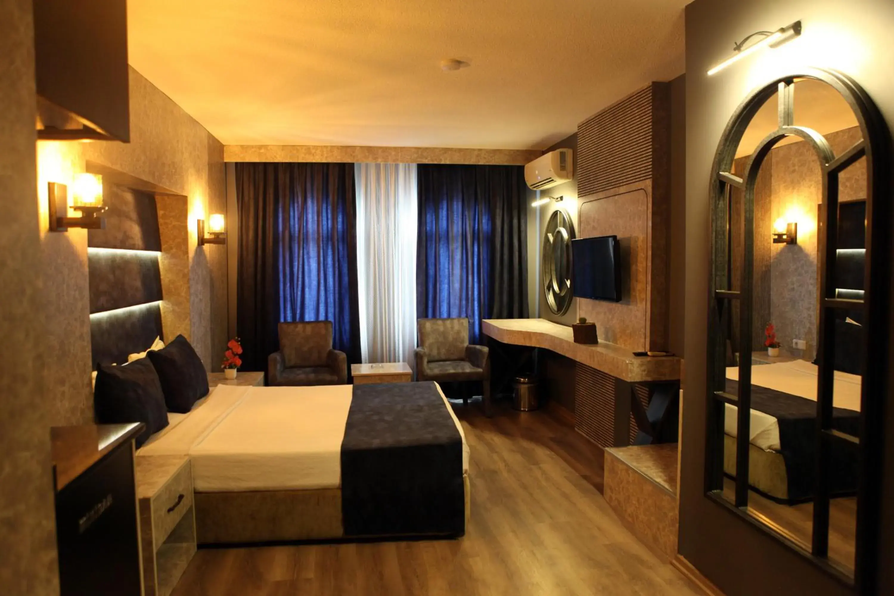 Bed in Aktas Hotel