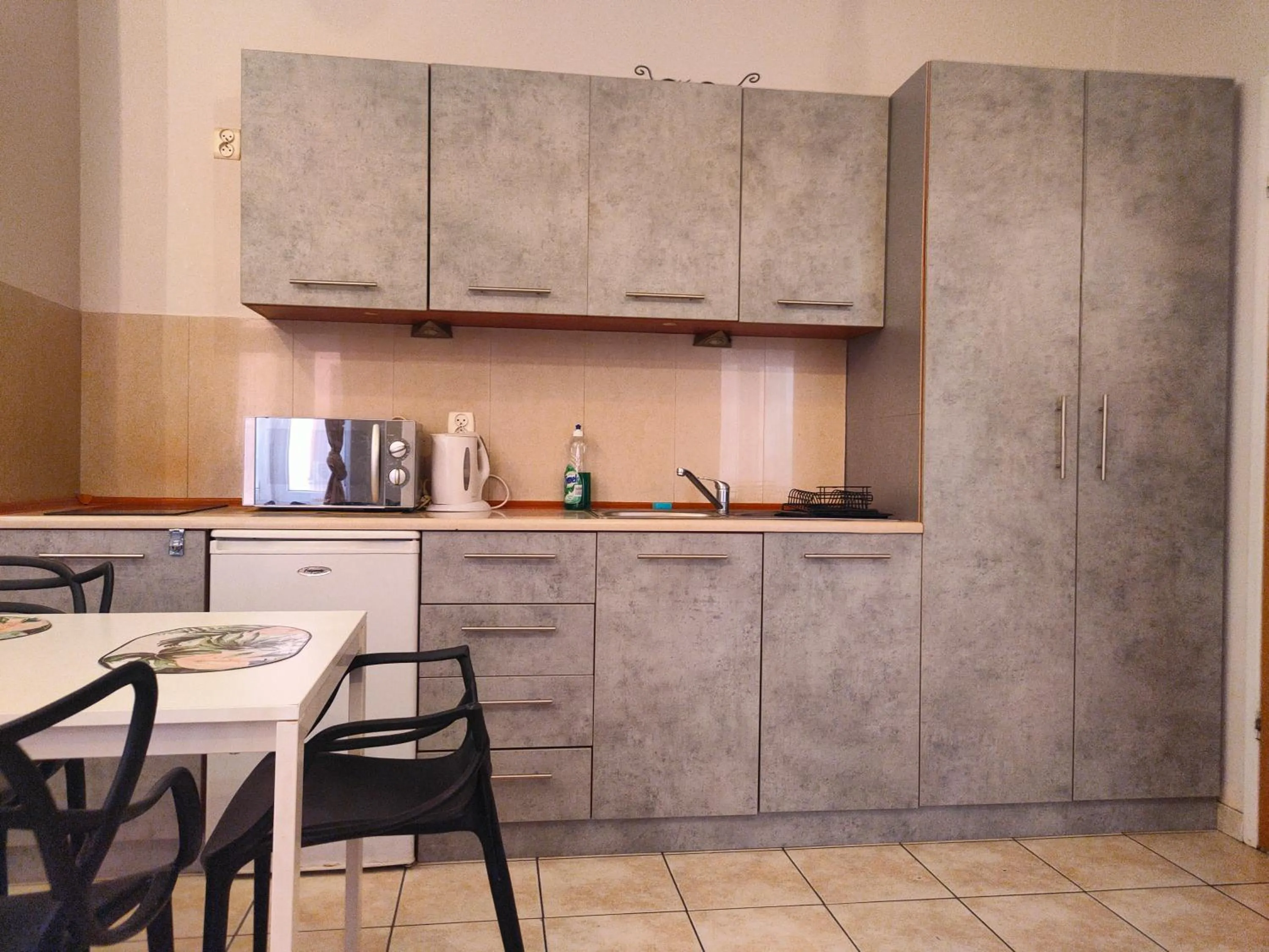 Kitchen or kitchenette in Apartamenty Amber