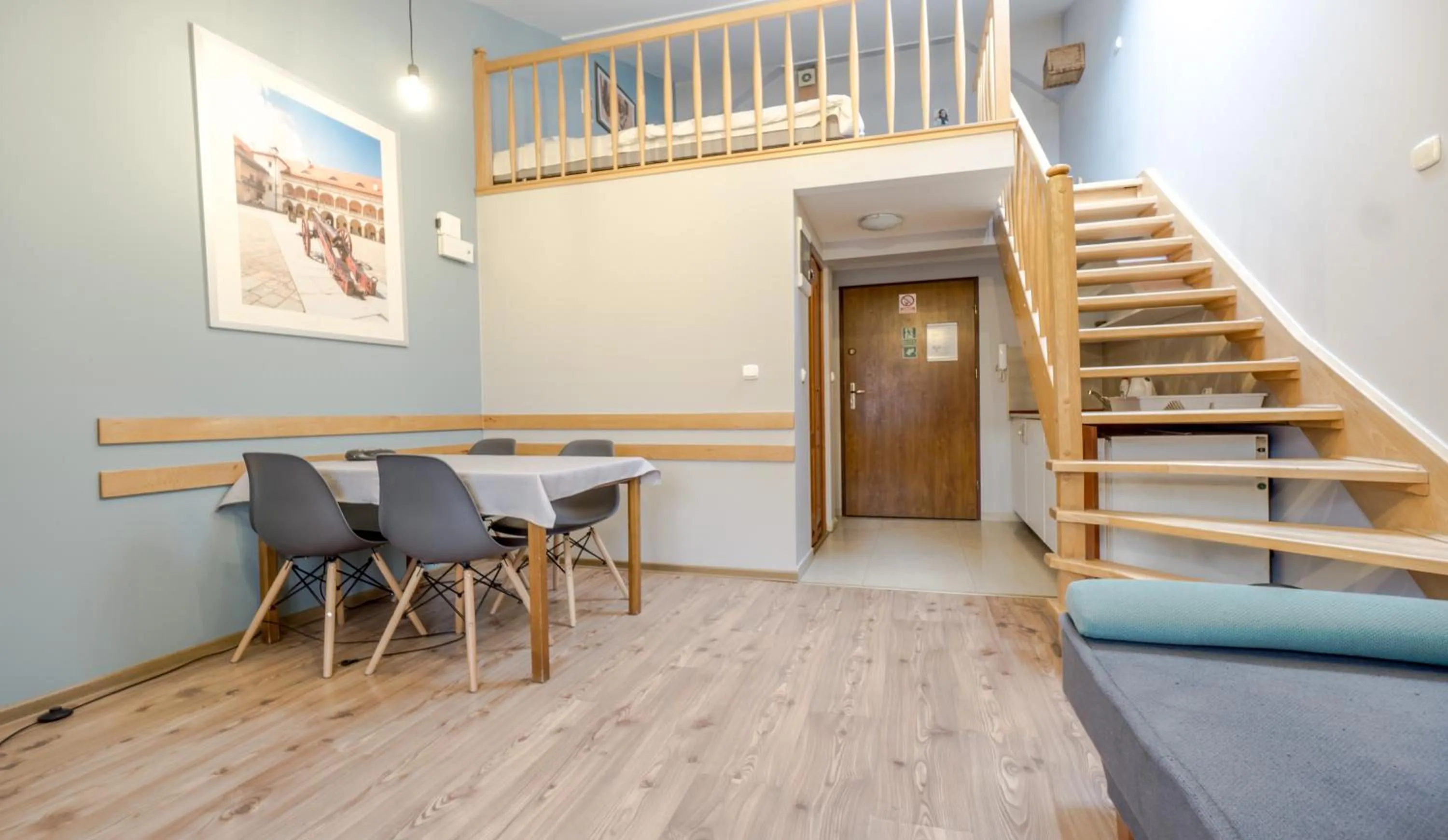 Kitchen or kitchenette in Apartamenty Amber