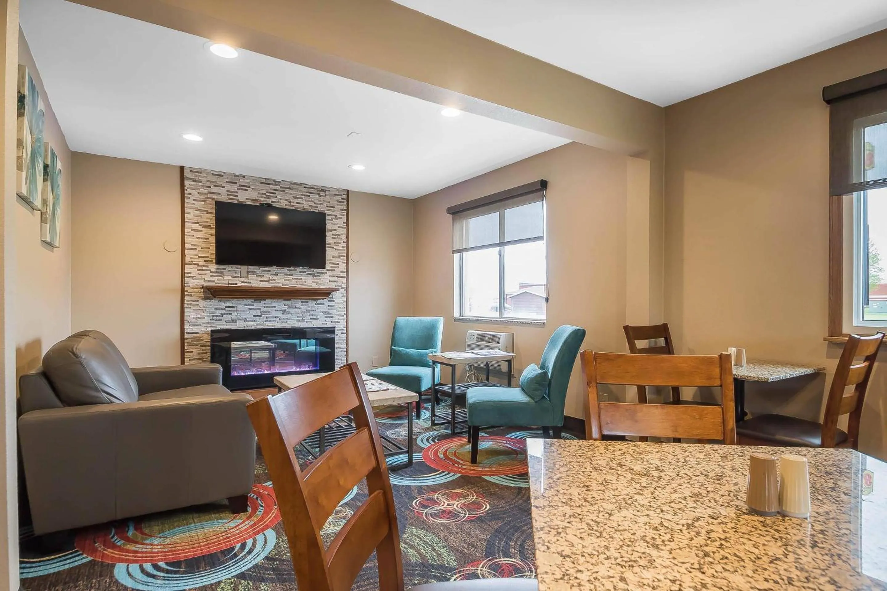 Lobby or reception in Quality Inn Janesville North