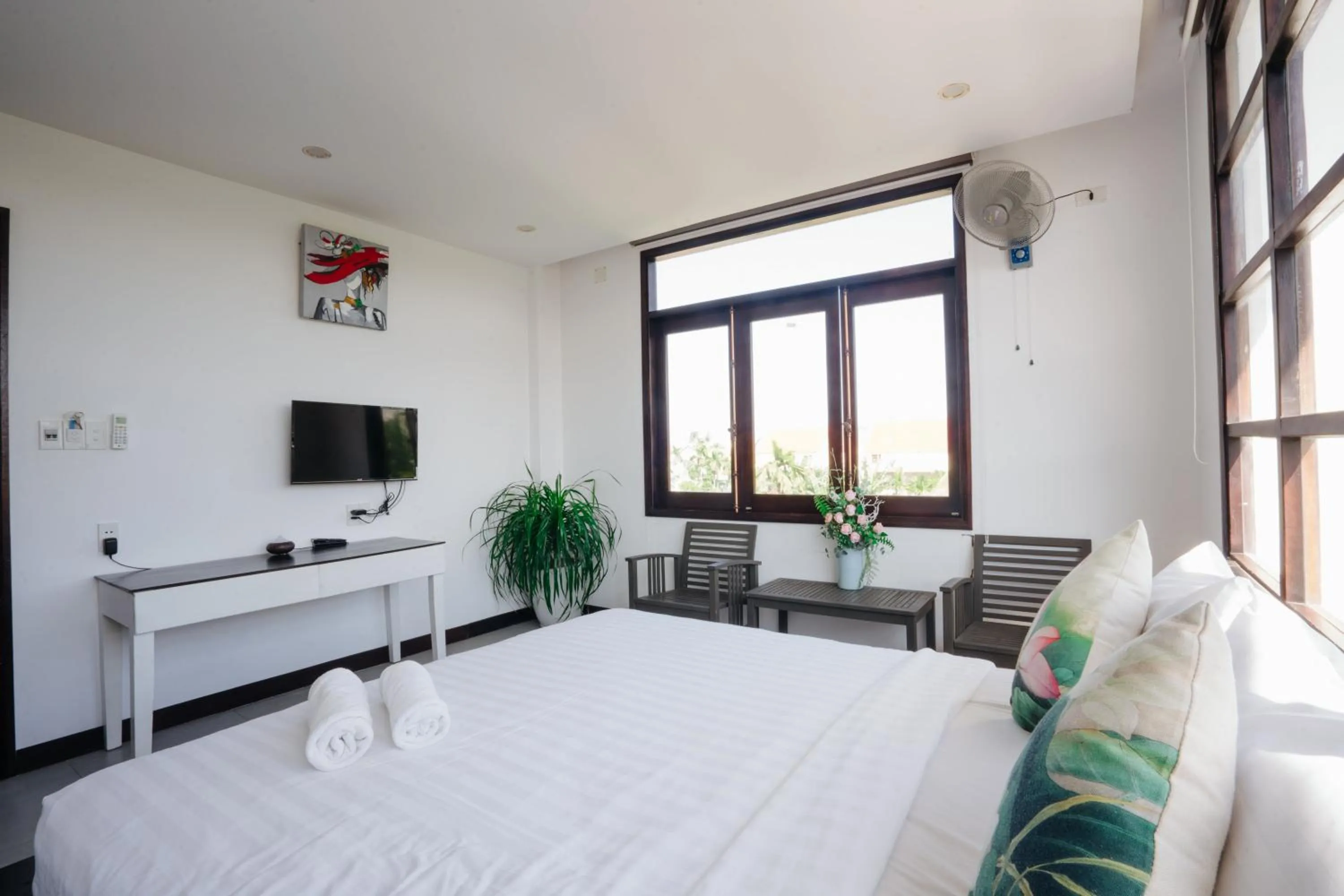 Bed in Hoi An Lotus Aroma Villa