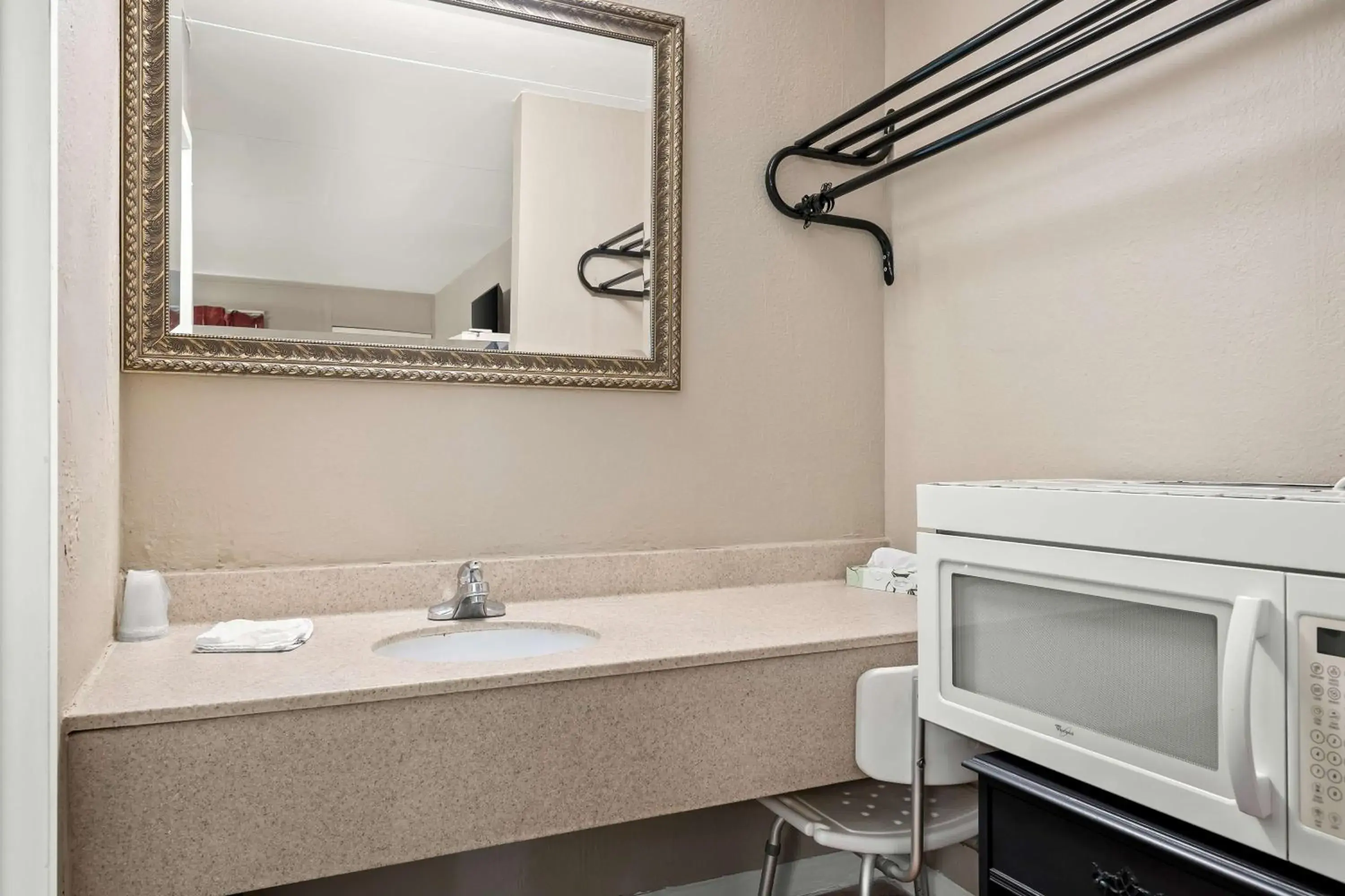 Bathroom in Americas Best Value Inn Danville Bathroom in Americas Best Value Inn Danville