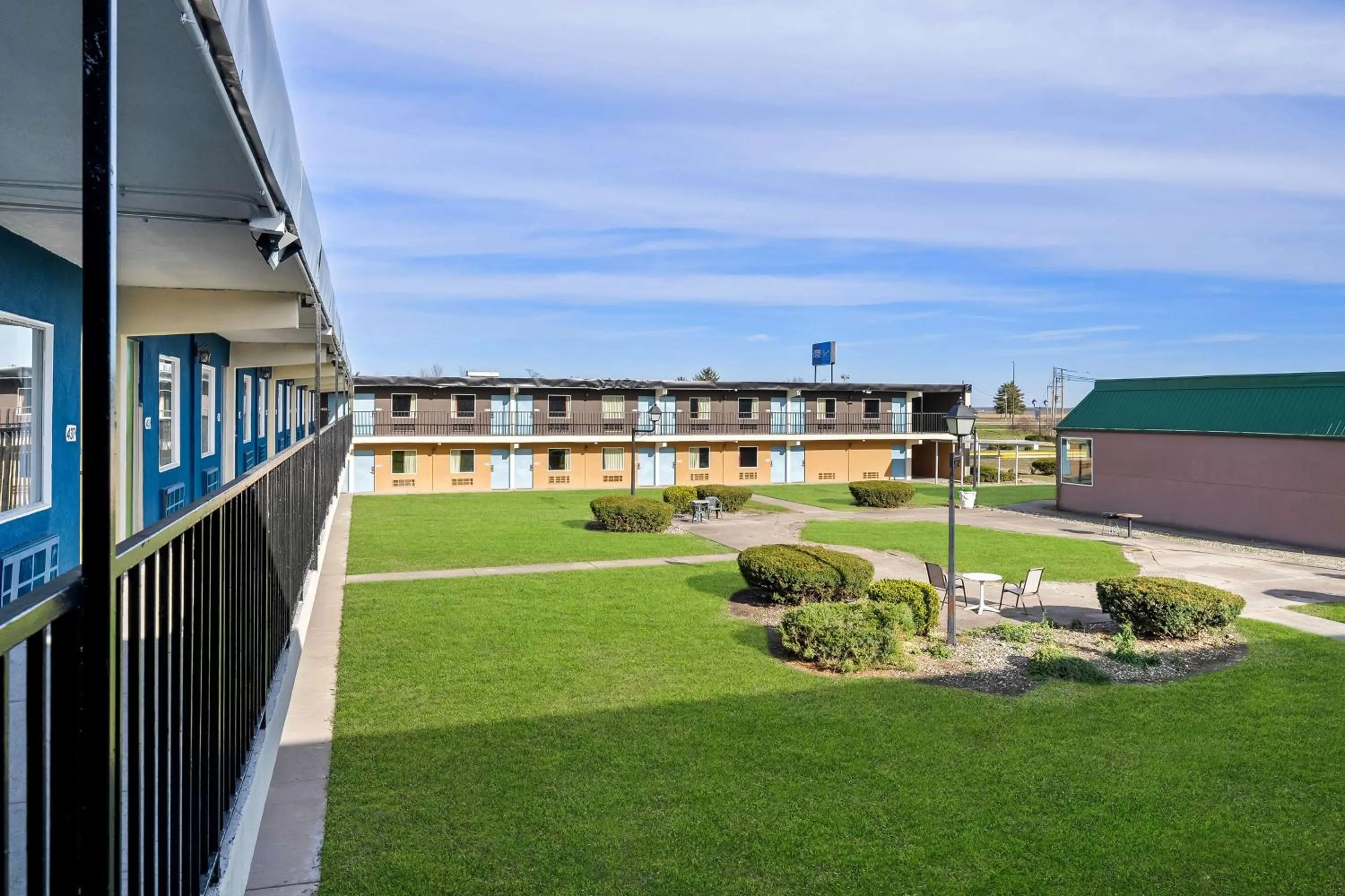 Property building in Americas Best Value Inn Danville