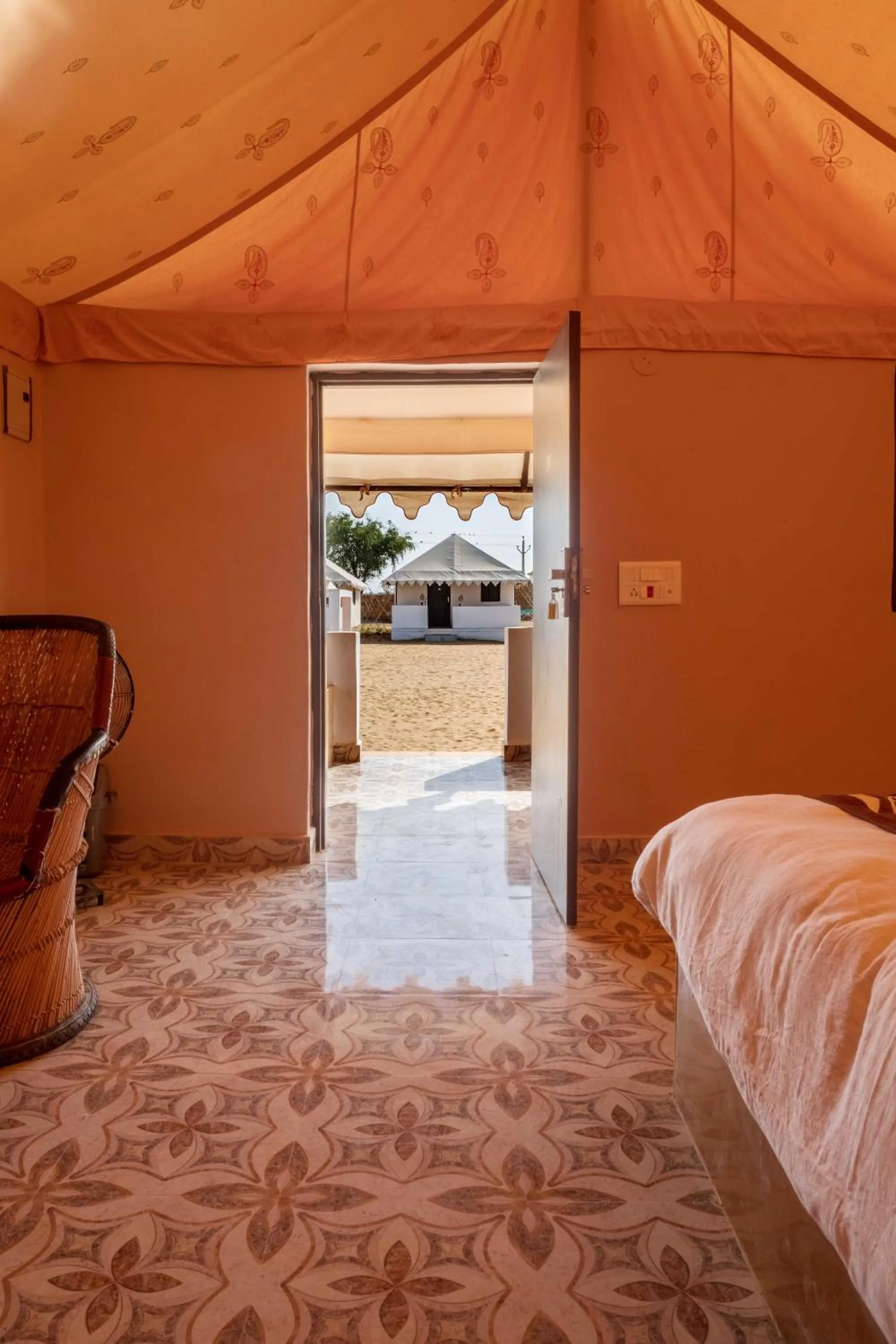 View (from property/room), Bed in Sultan Resort