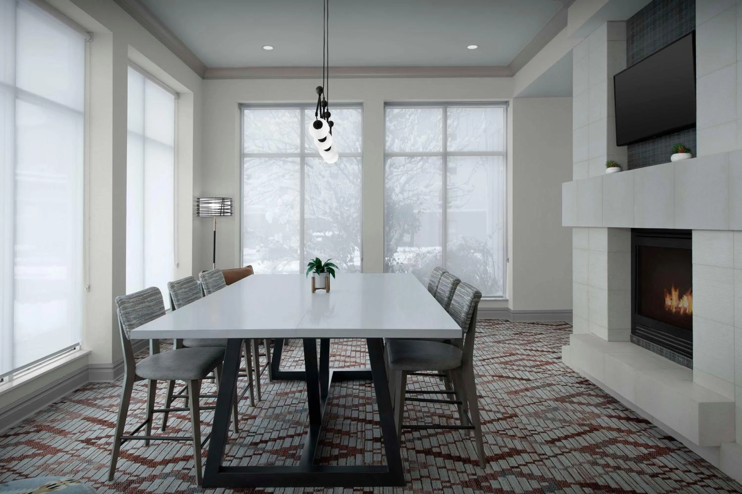 Lobby or reception in Hilton Garden Inn Casper