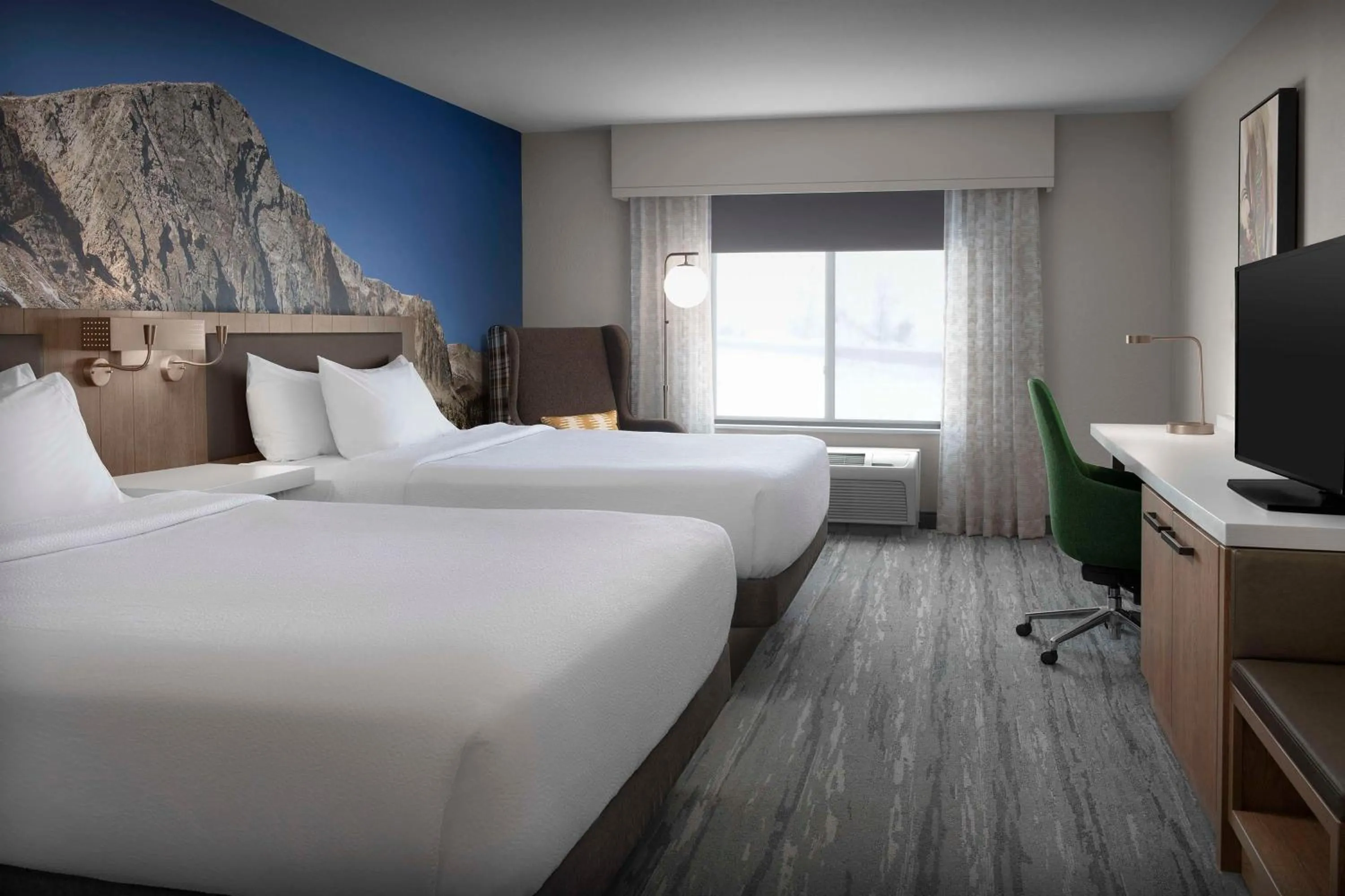 Bed in Hilton Garden Inn Casper