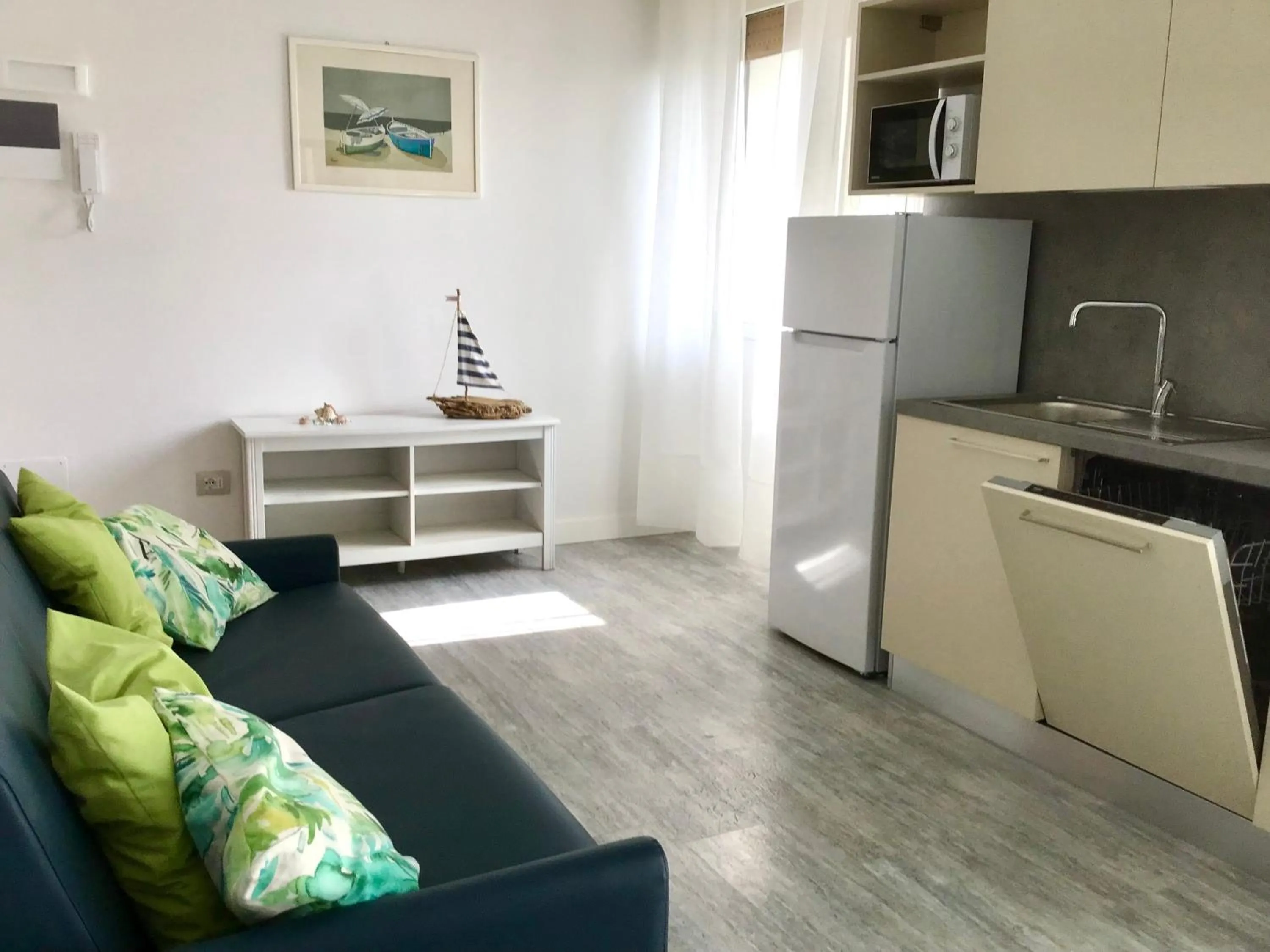 Seating area in La Coccinella Residence