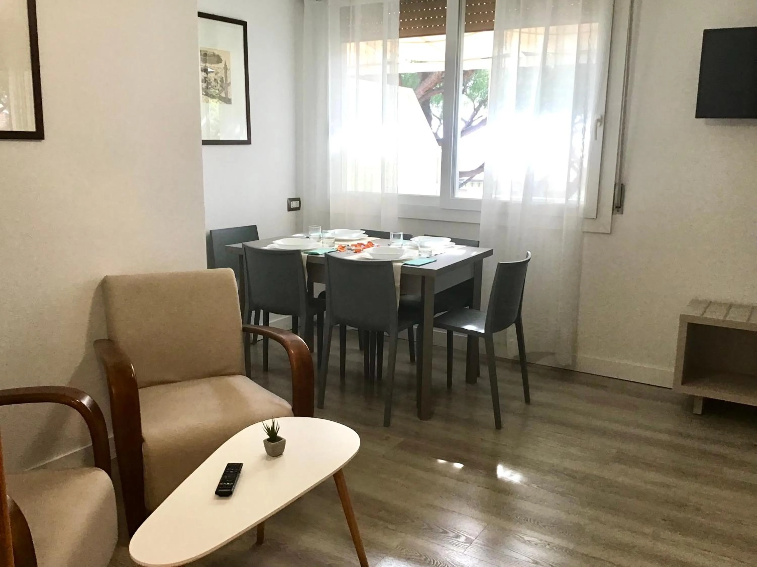 Seating area in La Coccinella Residence