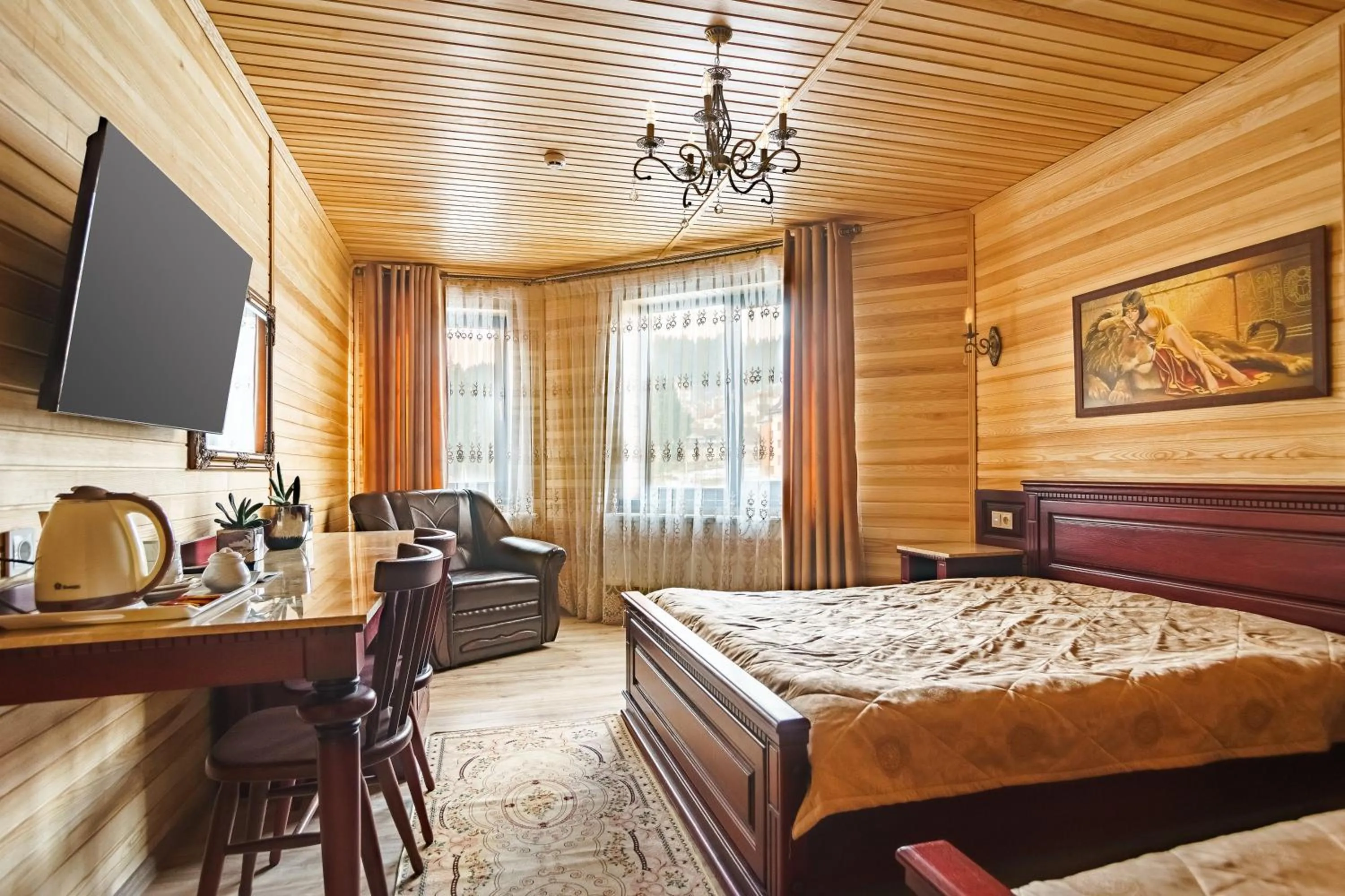 Bed in Mardan Palace SPA Resort