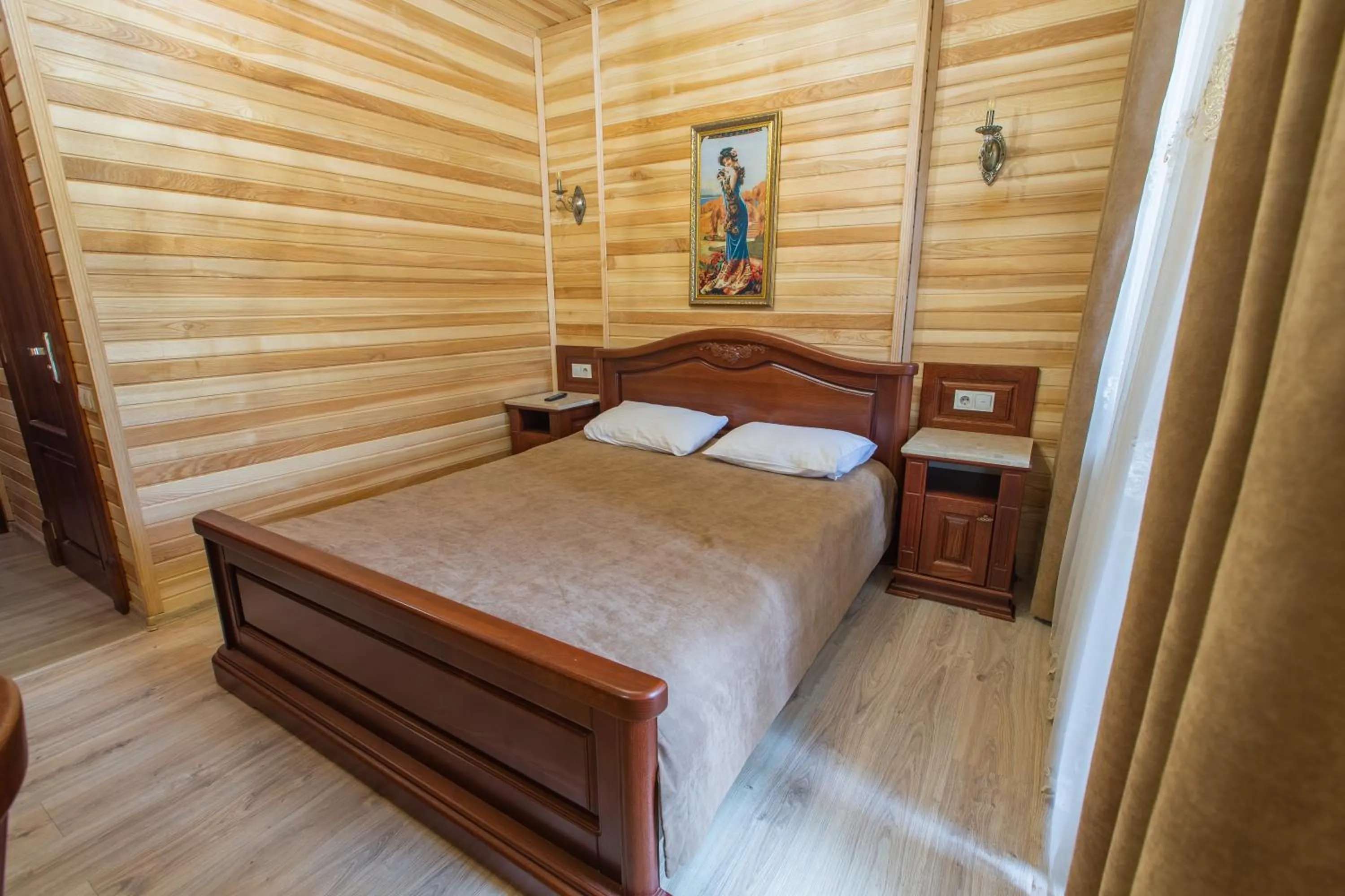Bed in Mardan Palace SPA Resort