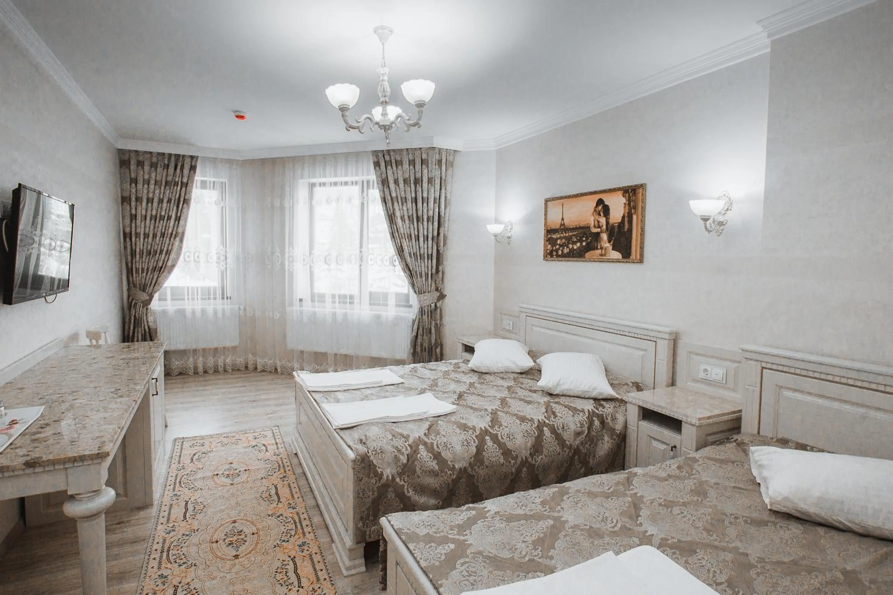 Bed in Mardan Palace SPA Resort