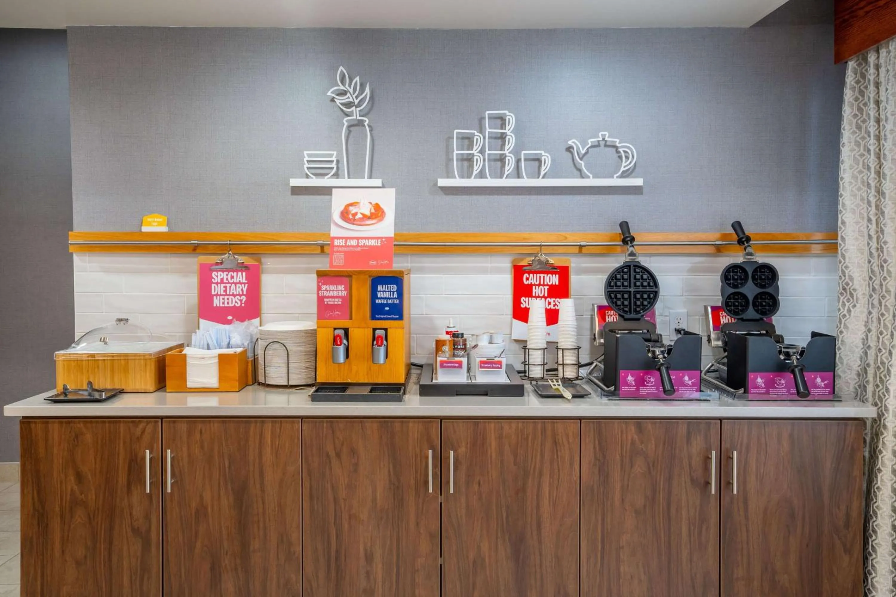 Breakfast in Hampton Inn Mitchell