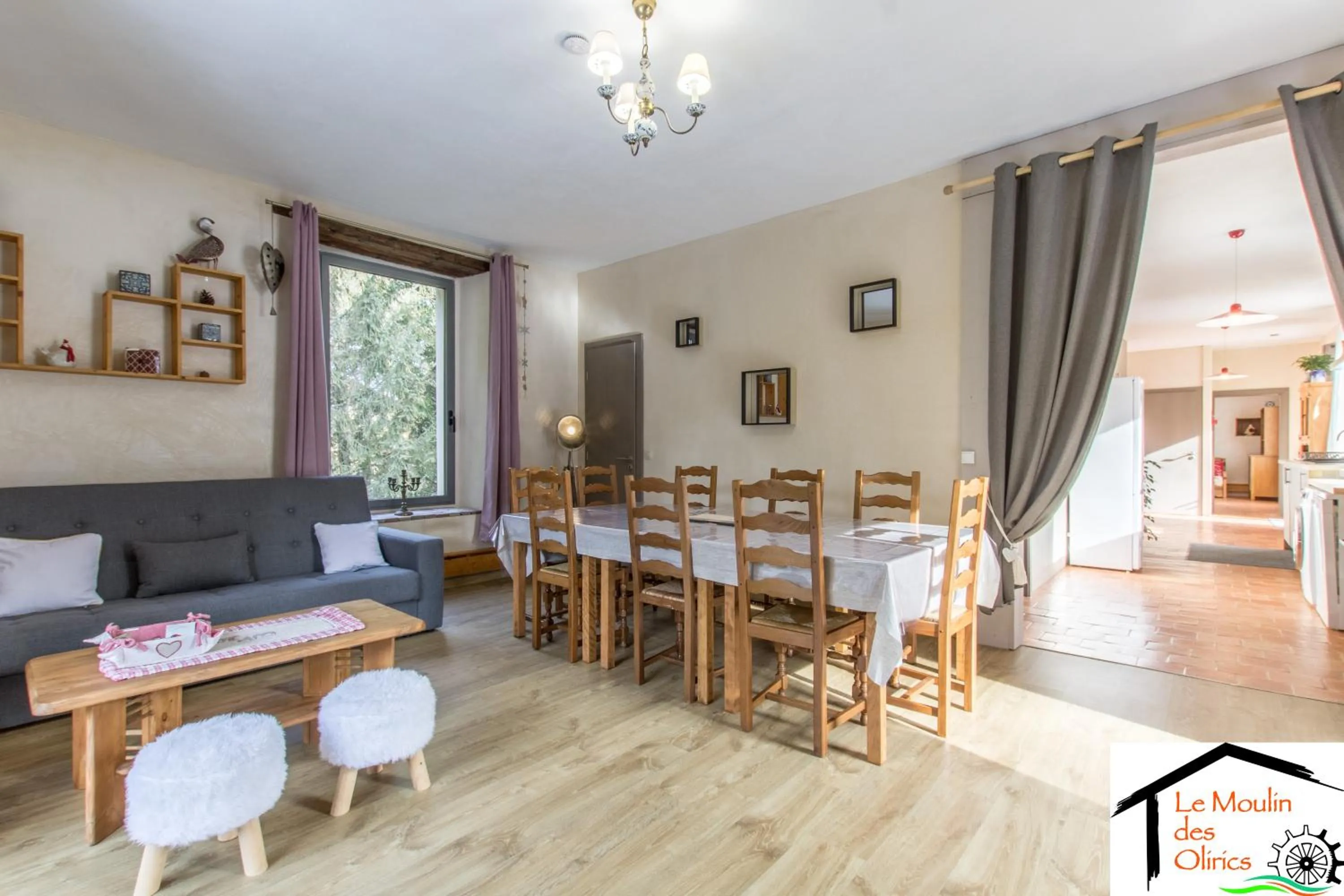 Living room in Le Moulin des Olirics