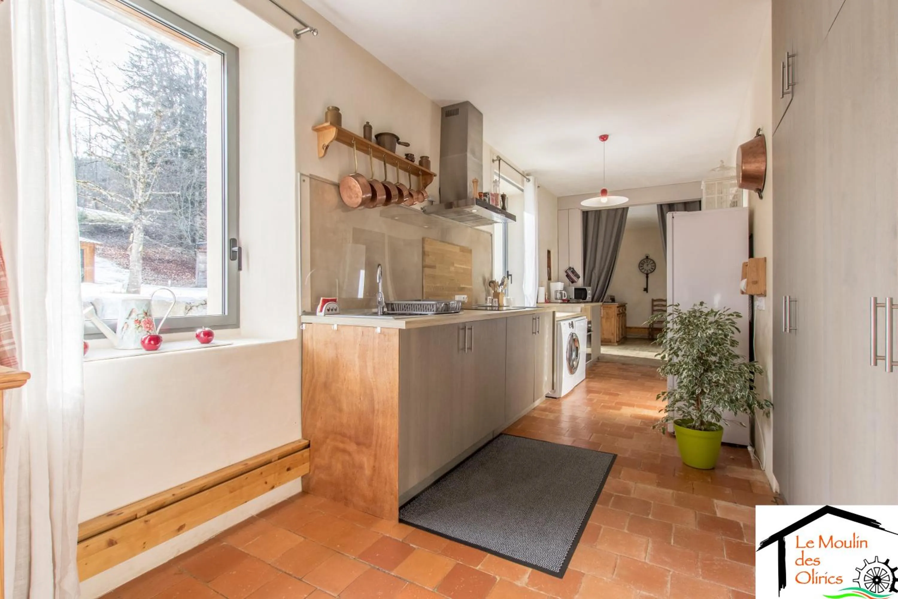 Kitchen or kitchenette in Le Moulin des Olirics