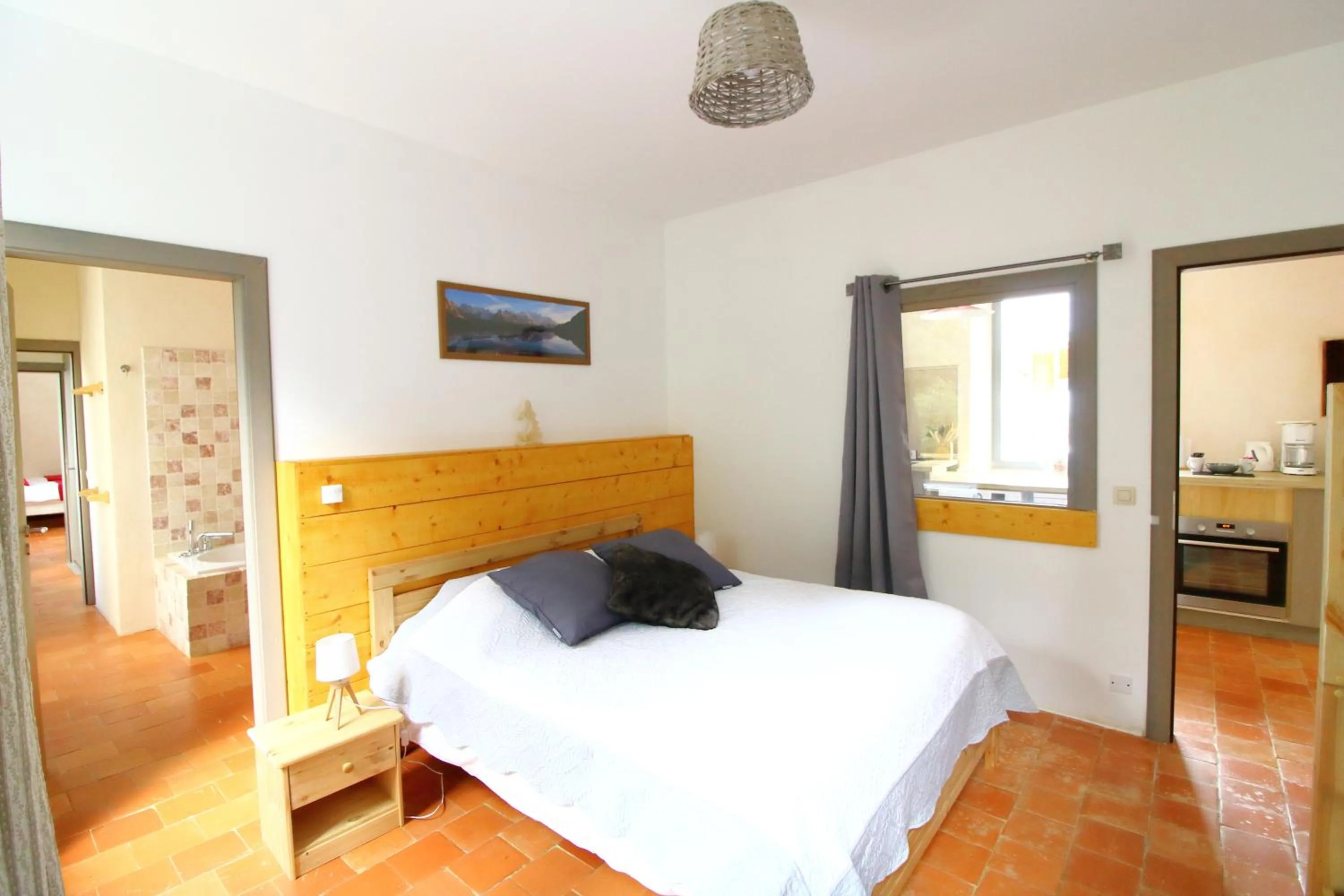 Bedroom, Bed in Le Moulin des Olirics