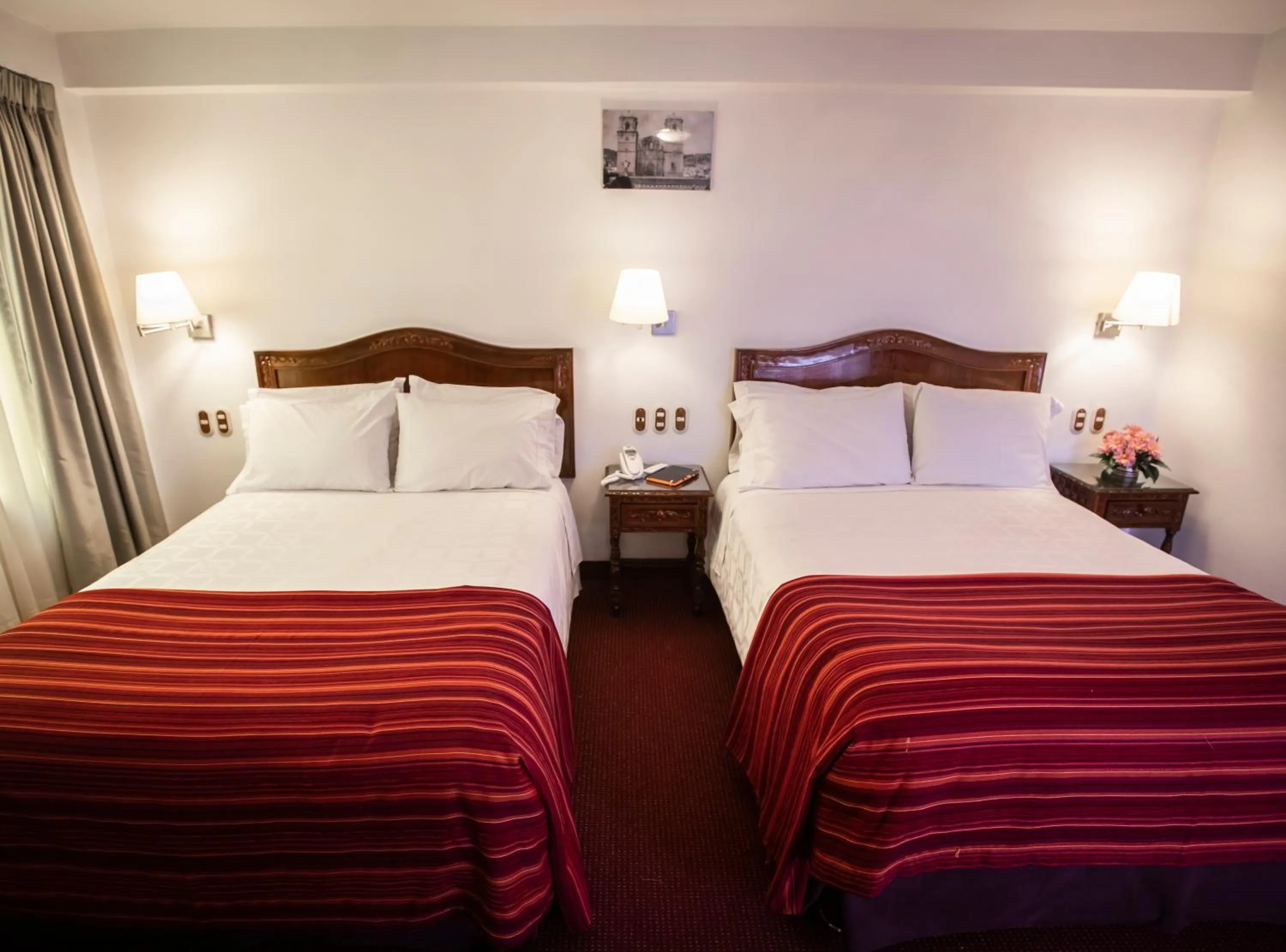 Bedroom, Bed in Hotel Hacienda Plaza de Armas